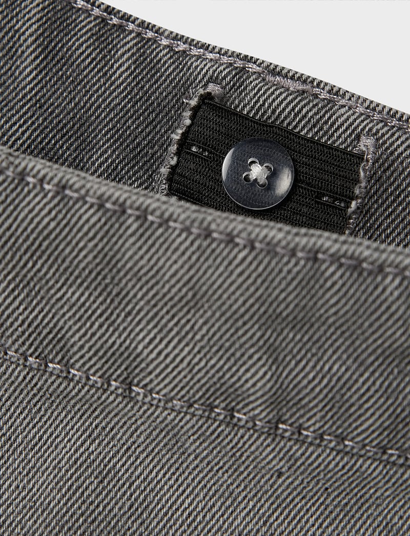 LMTD - NLMTOIZZA DNM LOOSE PANT NOOS - alt laienevad teksad - grey denim - 4