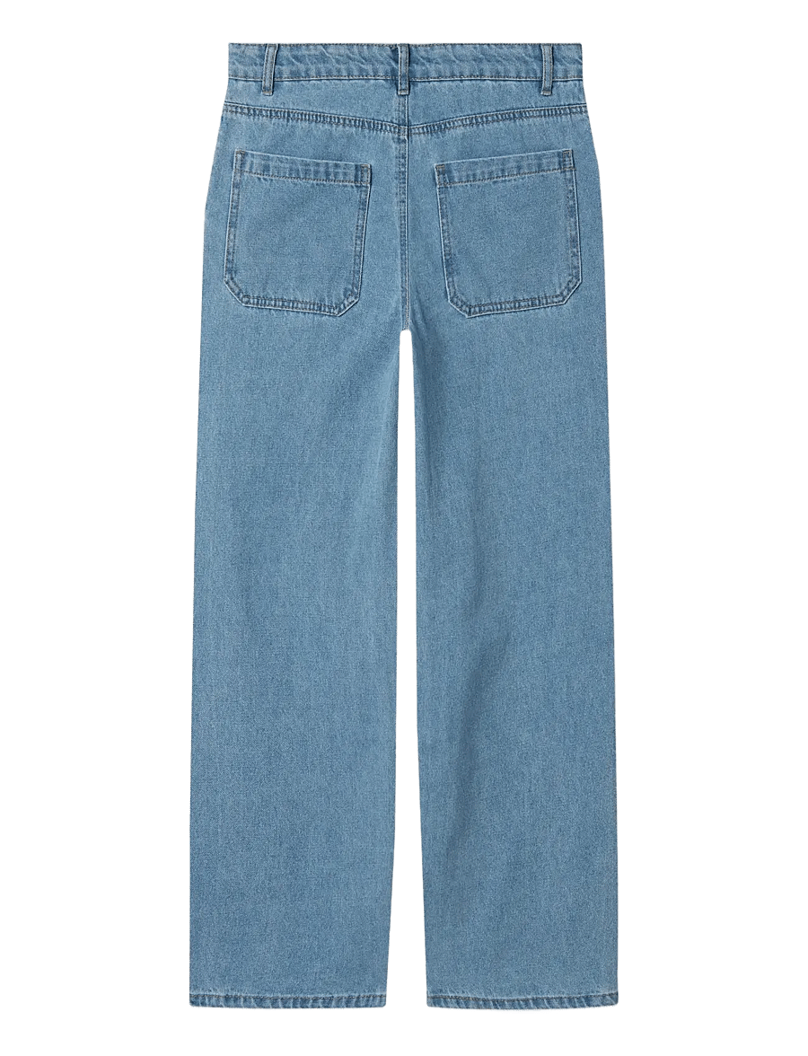 LMTD - NLMTOIZZA DNM LOOSE PANT NOOS - loose jeans - light blue denim - 1