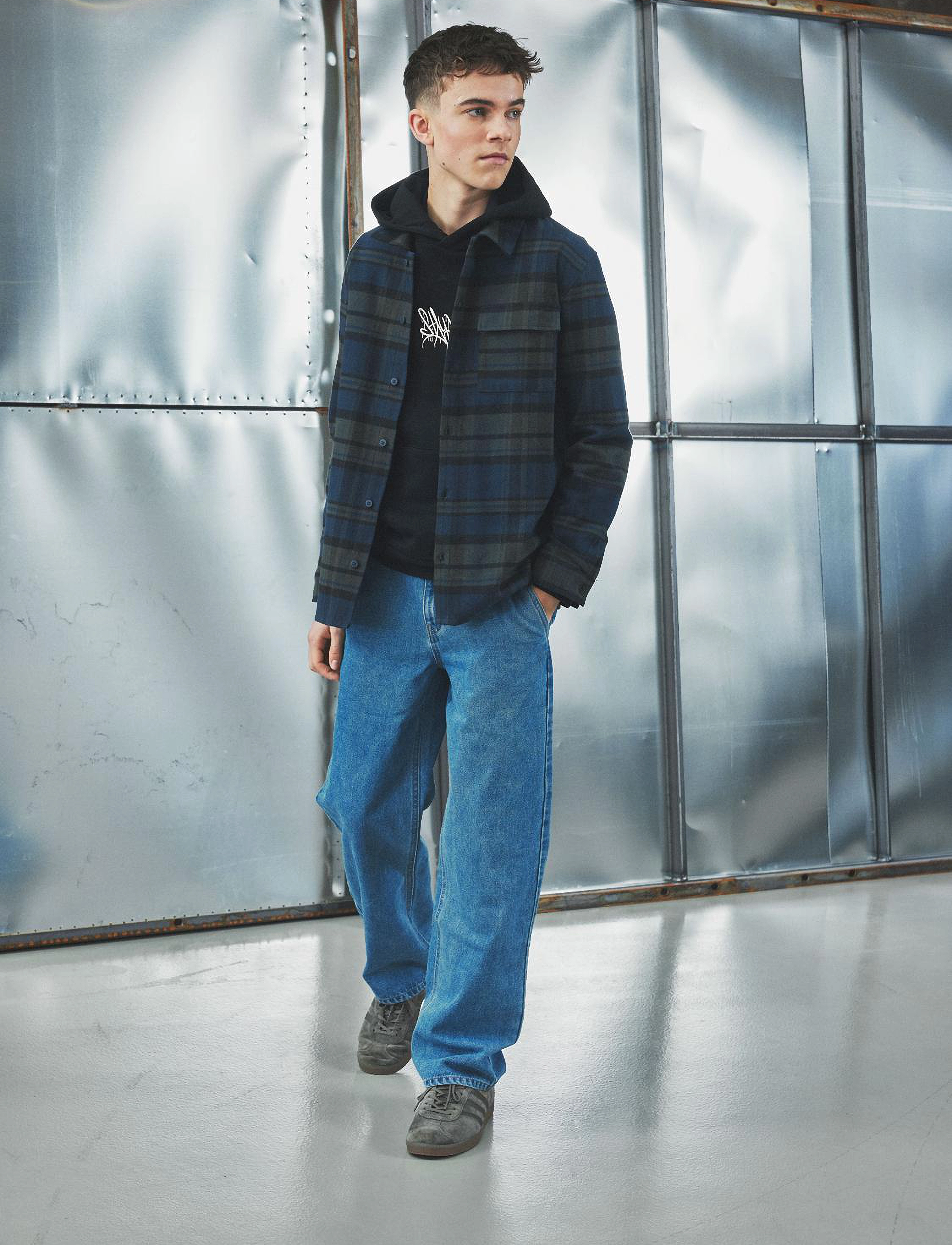 LMTD NLMTOIZZA DNM LOOSE PANT NOOS - Underdele - MEDIUM BLUE DENIM / blue