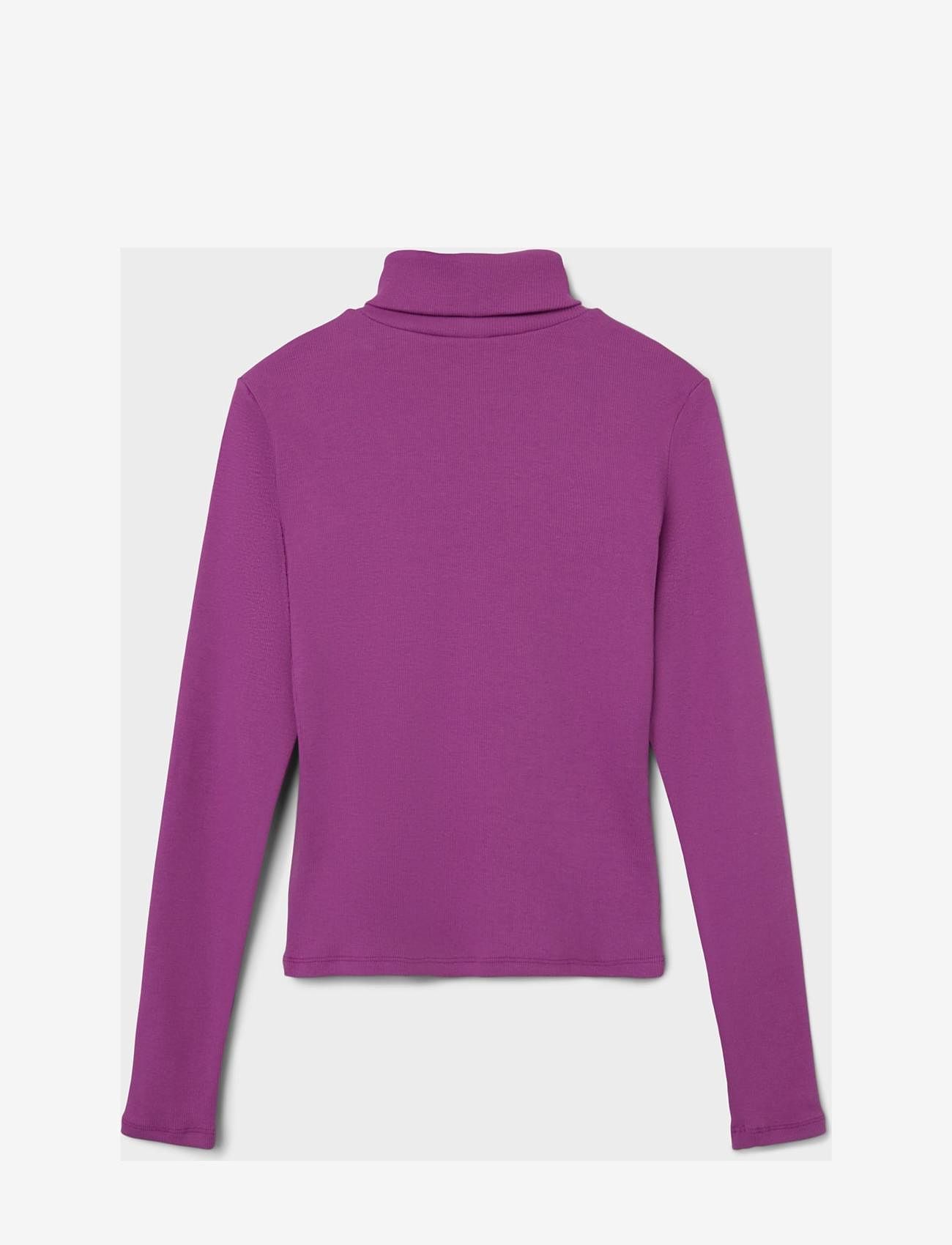 LMTD - NLFDIDA LS ROLLNECK TOP - cattleya orchid - 1
