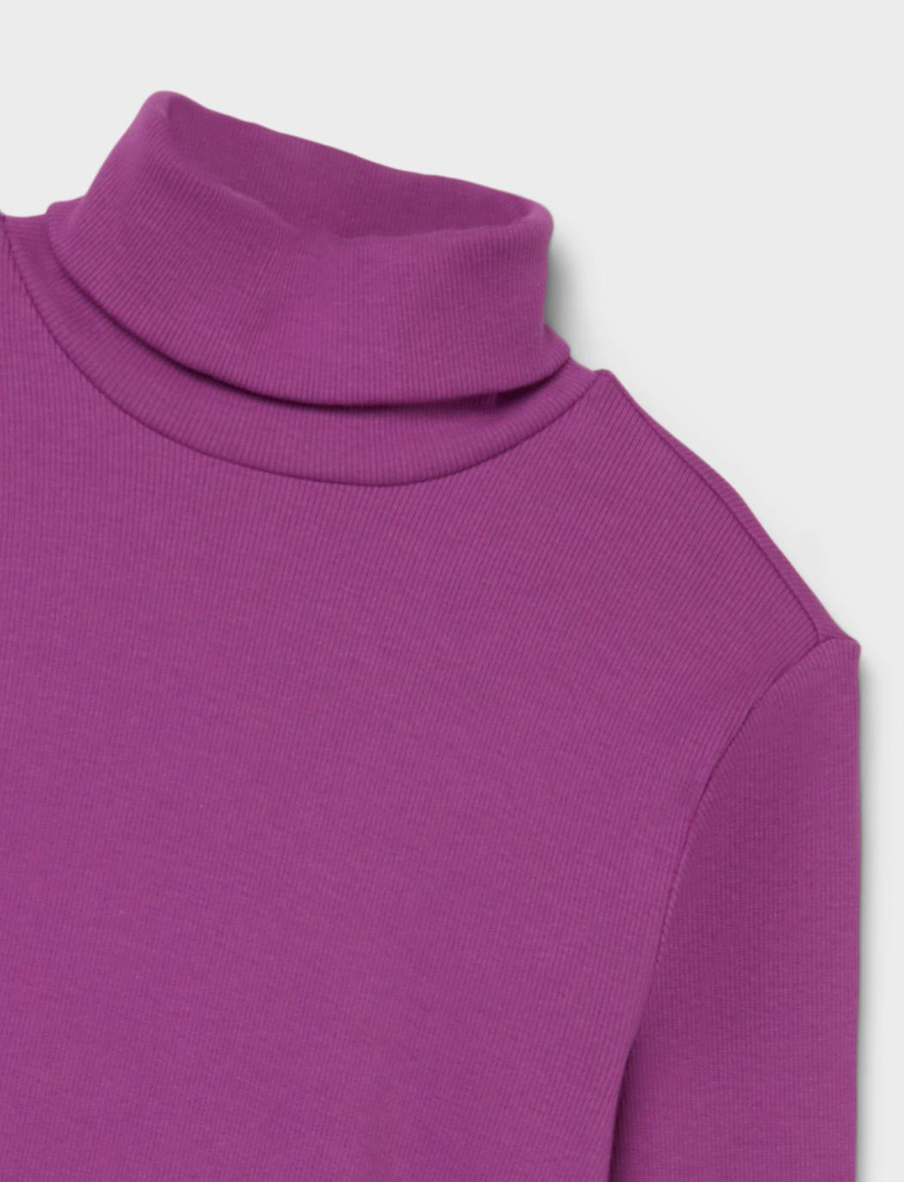 LMTD - NLFDIDA LS ROLLNECK TOP - cattleya orchid - 2