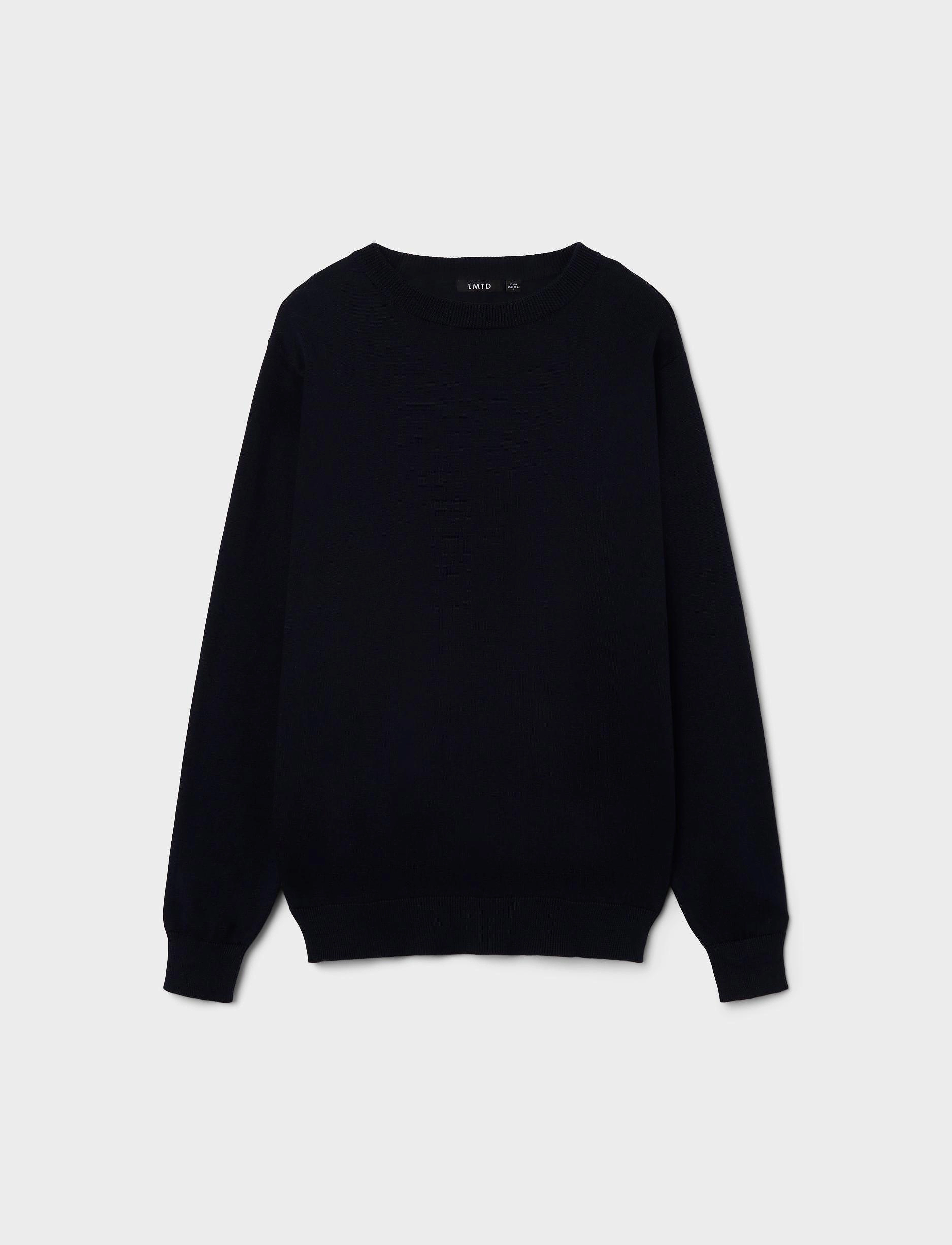 LMTD - NLMNANFRED LS O-NECK KNIT - navy blazer - 2