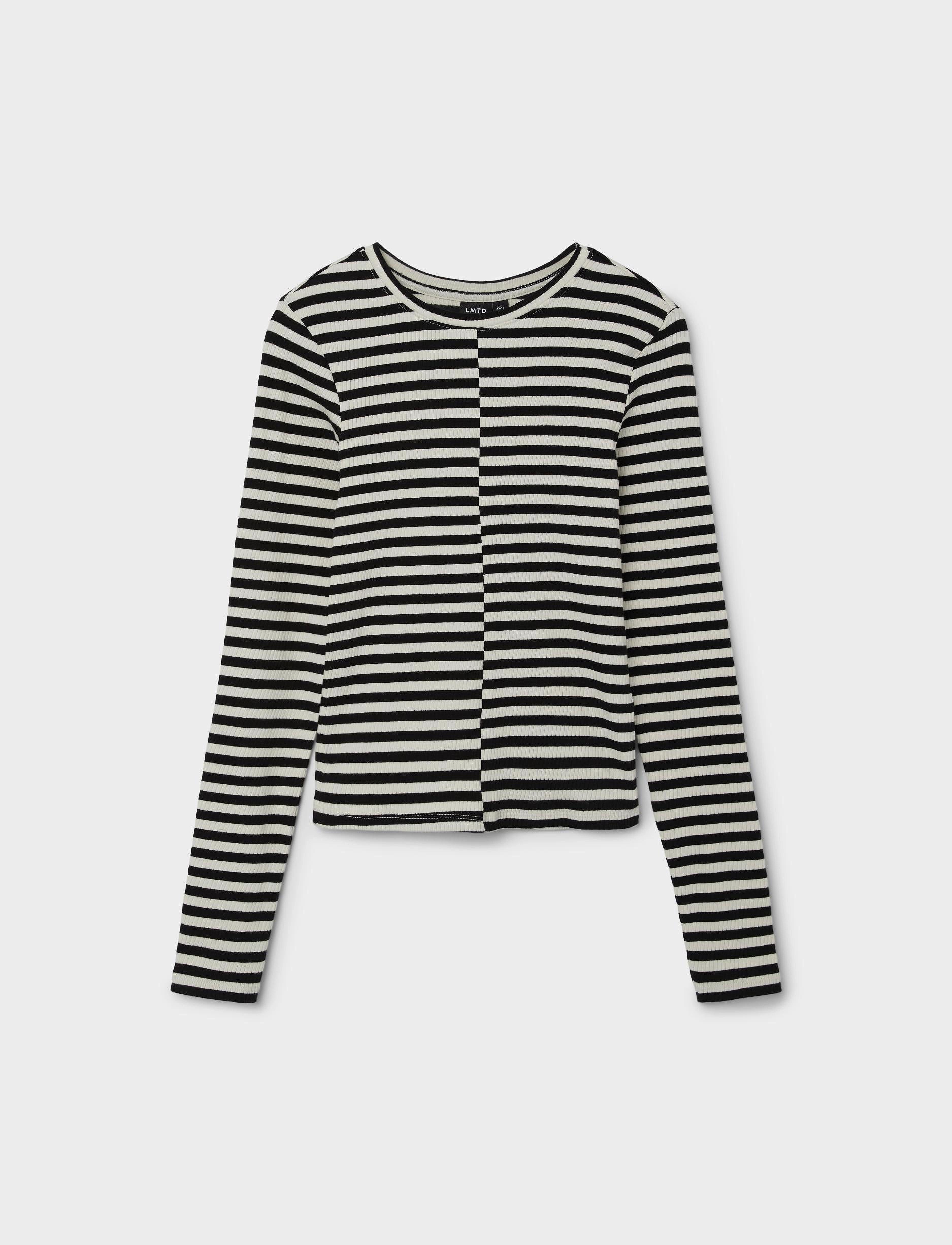 LMTD - NLFUNEVENDALLAS LS S SHORT TOP - black - 3