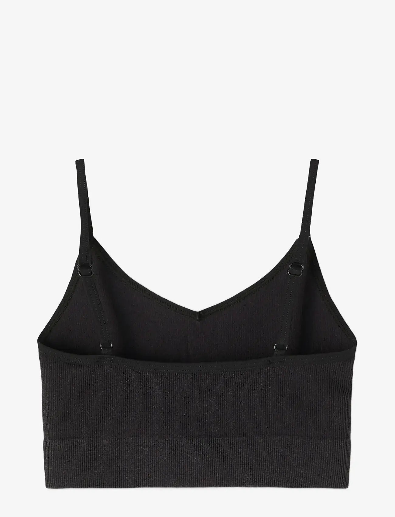 LMTD - NLFKAILEY RIB BRALETTE 2PACK NOOS - höstkläder - black - 1