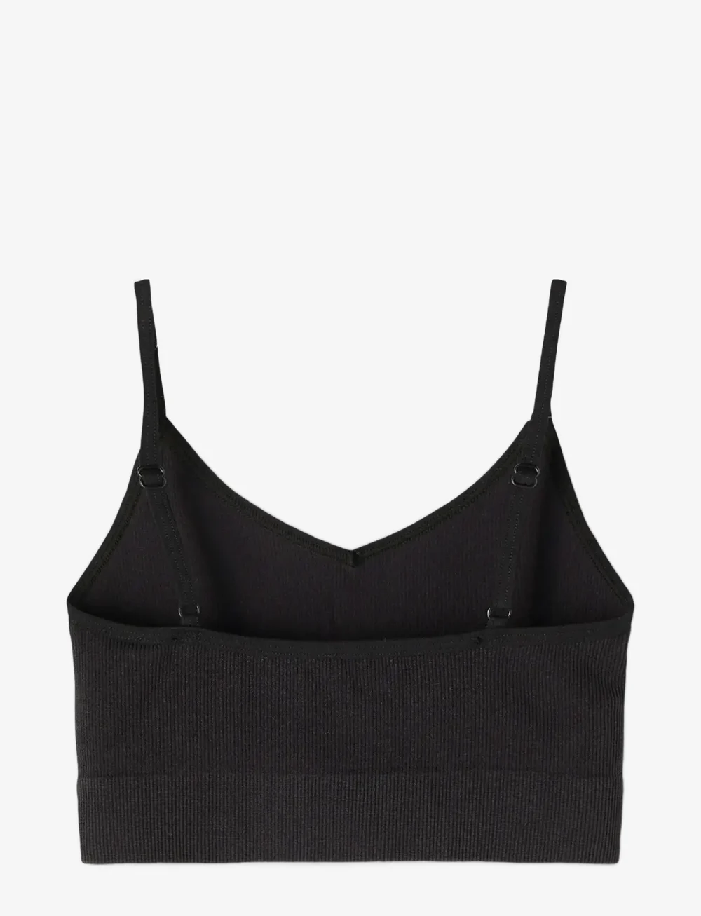 LMTD - NLFKAILEY RIB BRALETTE 2PACK NOOS - overdele - black - 2