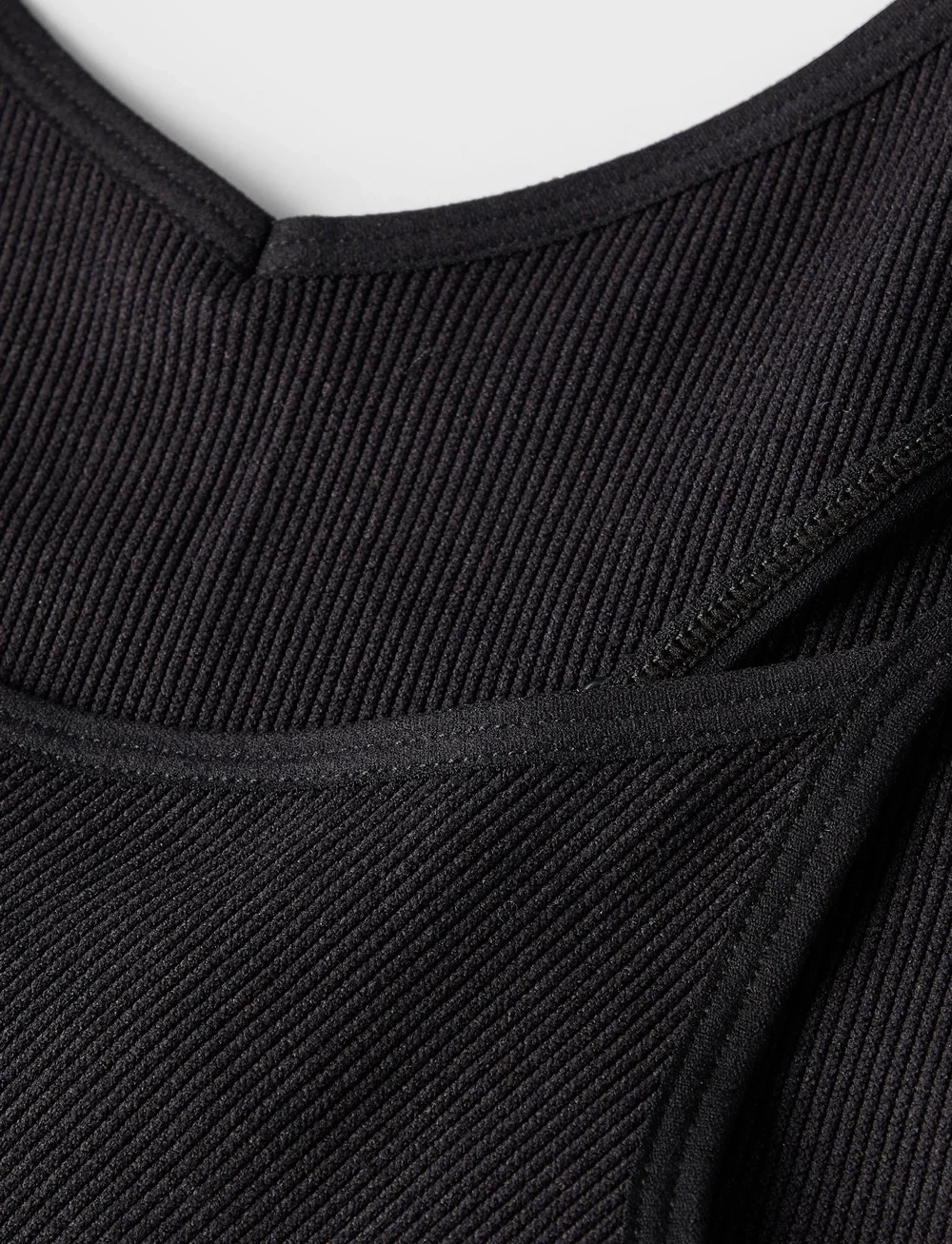 LMTD - NLFKAILEY RIB BRALETTE 2PACK NOOS - overdele - black - 4