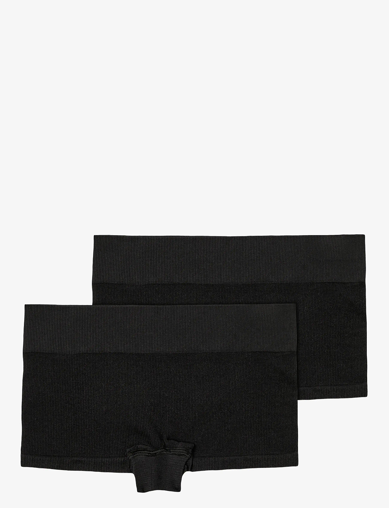 LMTD - NLFKAILEY RIB HIPSTER 2PACK NOOS - underdele - black - 0