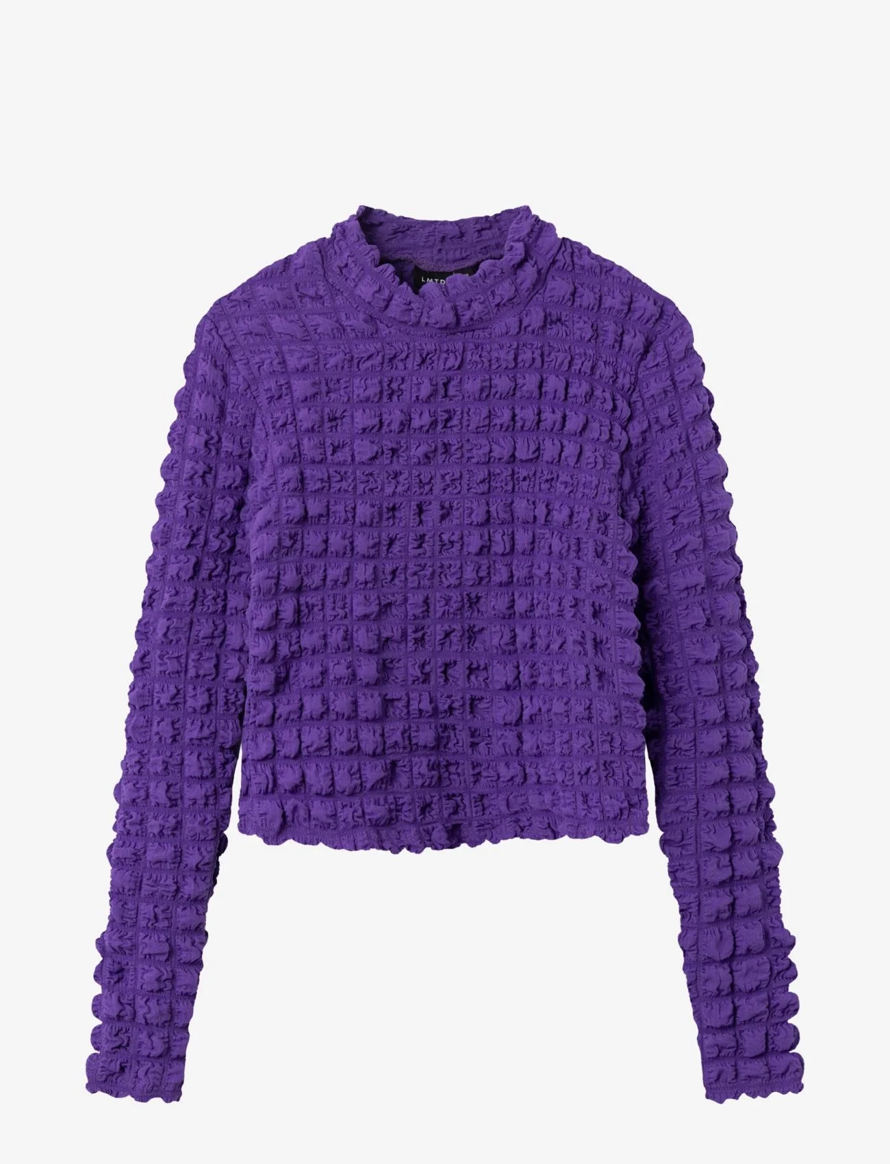 LMTD - NLFNUNIC LS CROP TOP - džemperi ar augstu apkakli - electric purple - 0