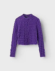 LMTD - NLFNUNIC LS CROP TOP - džemperi ar augstu apkakli - electric purple - 2