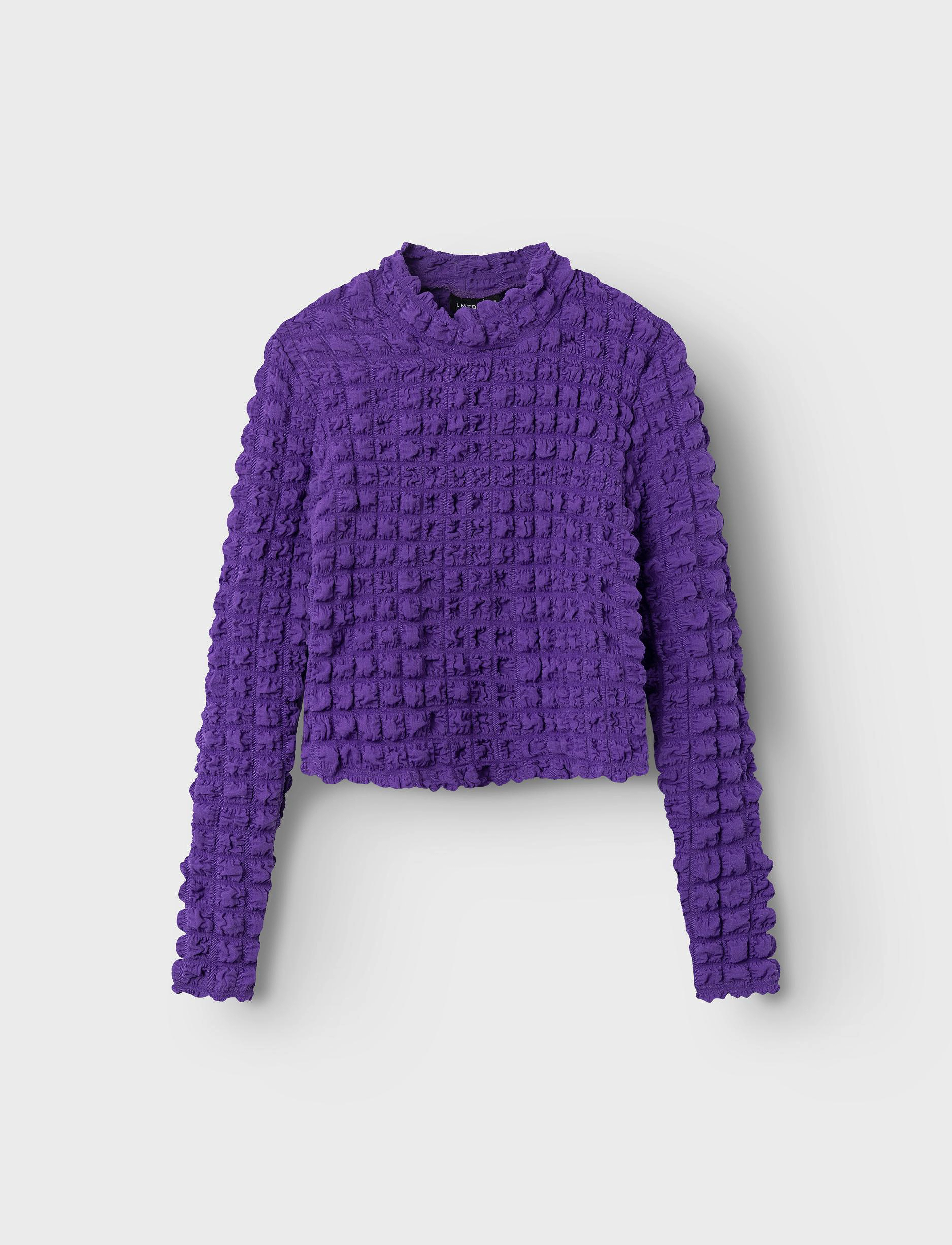 LMTD - NLFNUNIC LS CROP TOP - electric purple - 2