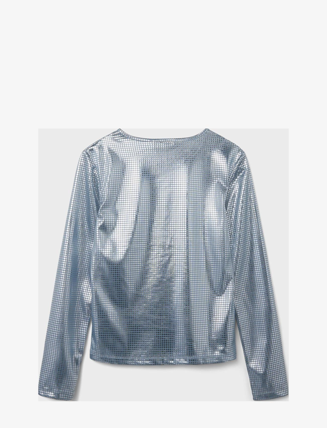 LMTD - NLFNIRROR LS CROP TOP - langärmelige - delphinium blue - 2