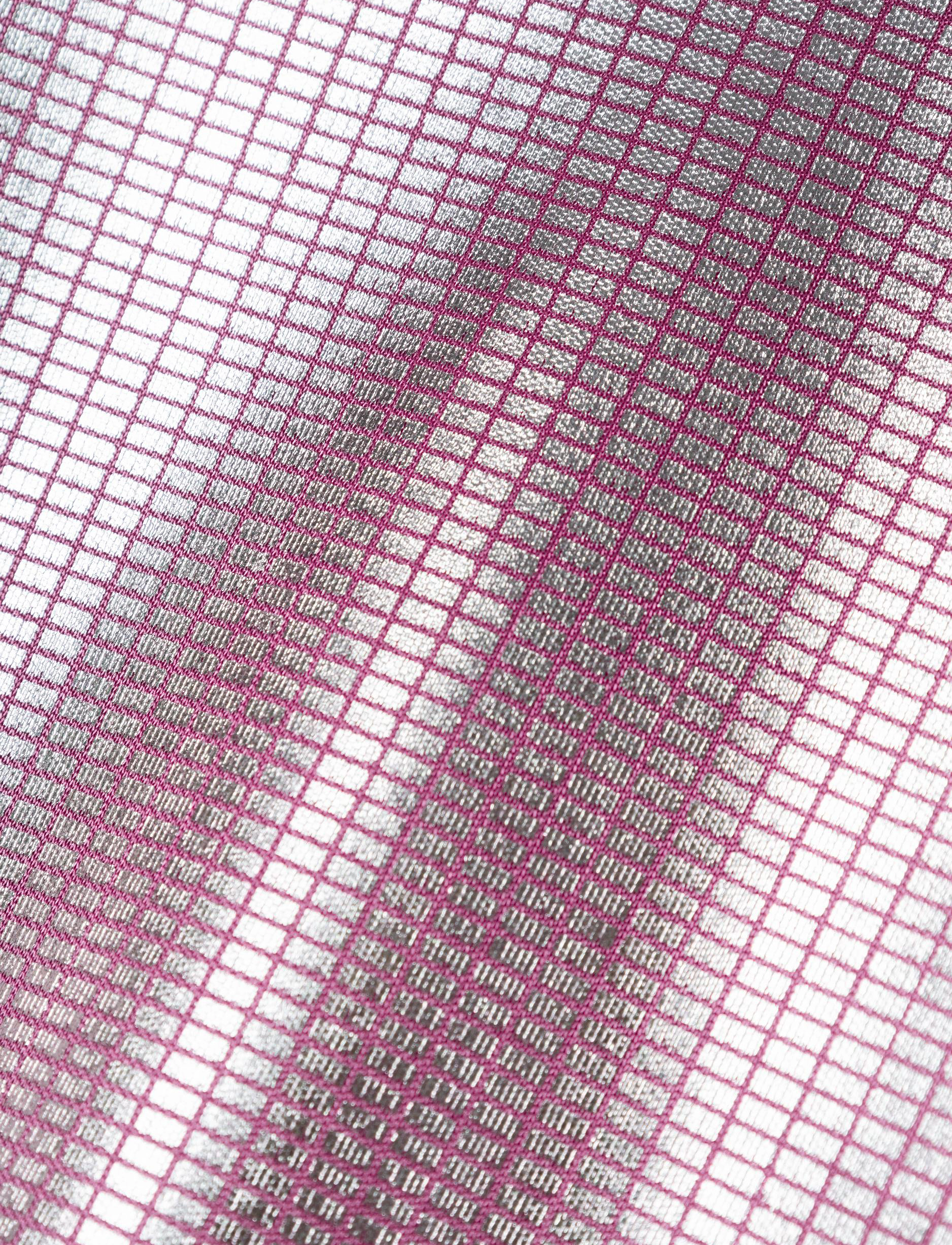 LMTD - NLFNIRROR LS CROP TOP - langærmede t-shirts - pink cosmos - 2