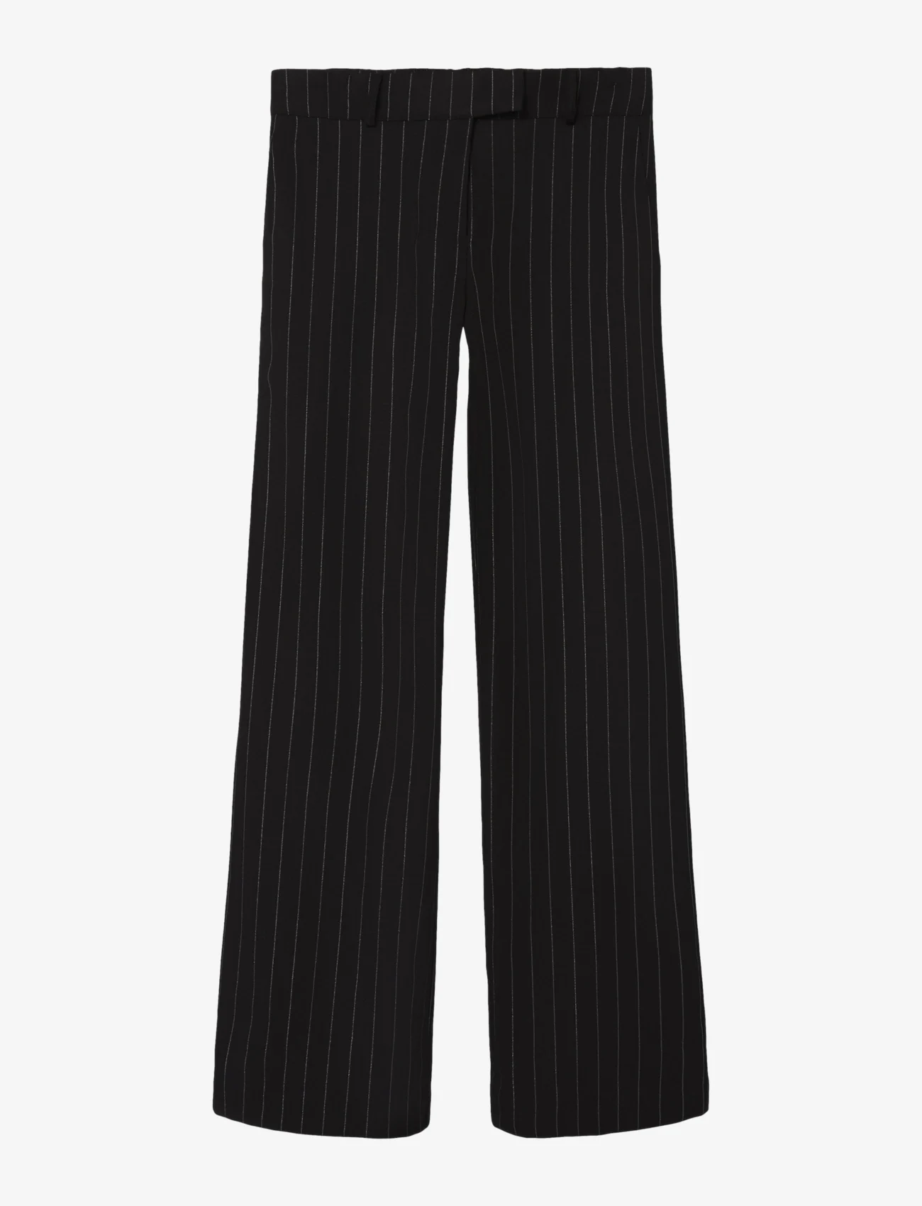 LMTD - NLFBEGINA LW WIDE PANT - trousers - black - 0
