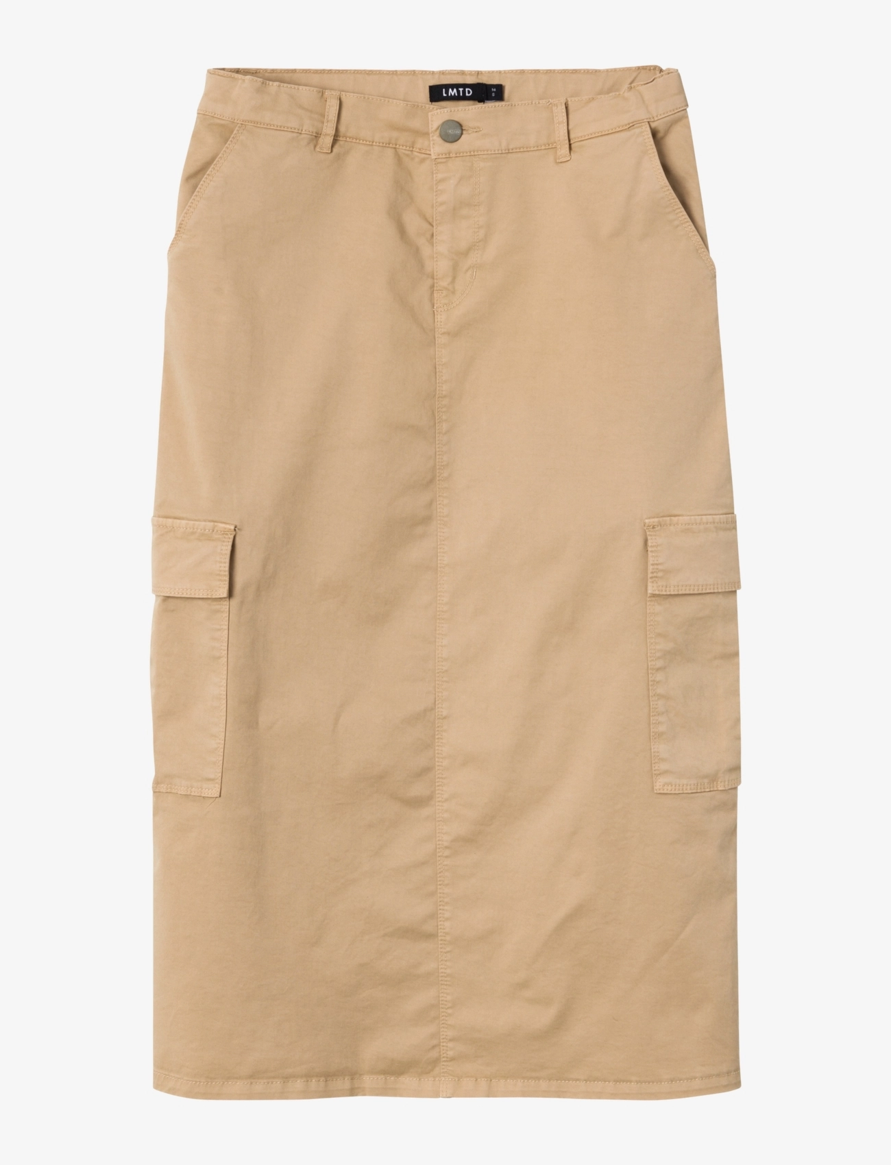 LMTD NLFTHILSE MIDI CARGO SKIRT - Klänningar & Kjolar - INCENSE / beige