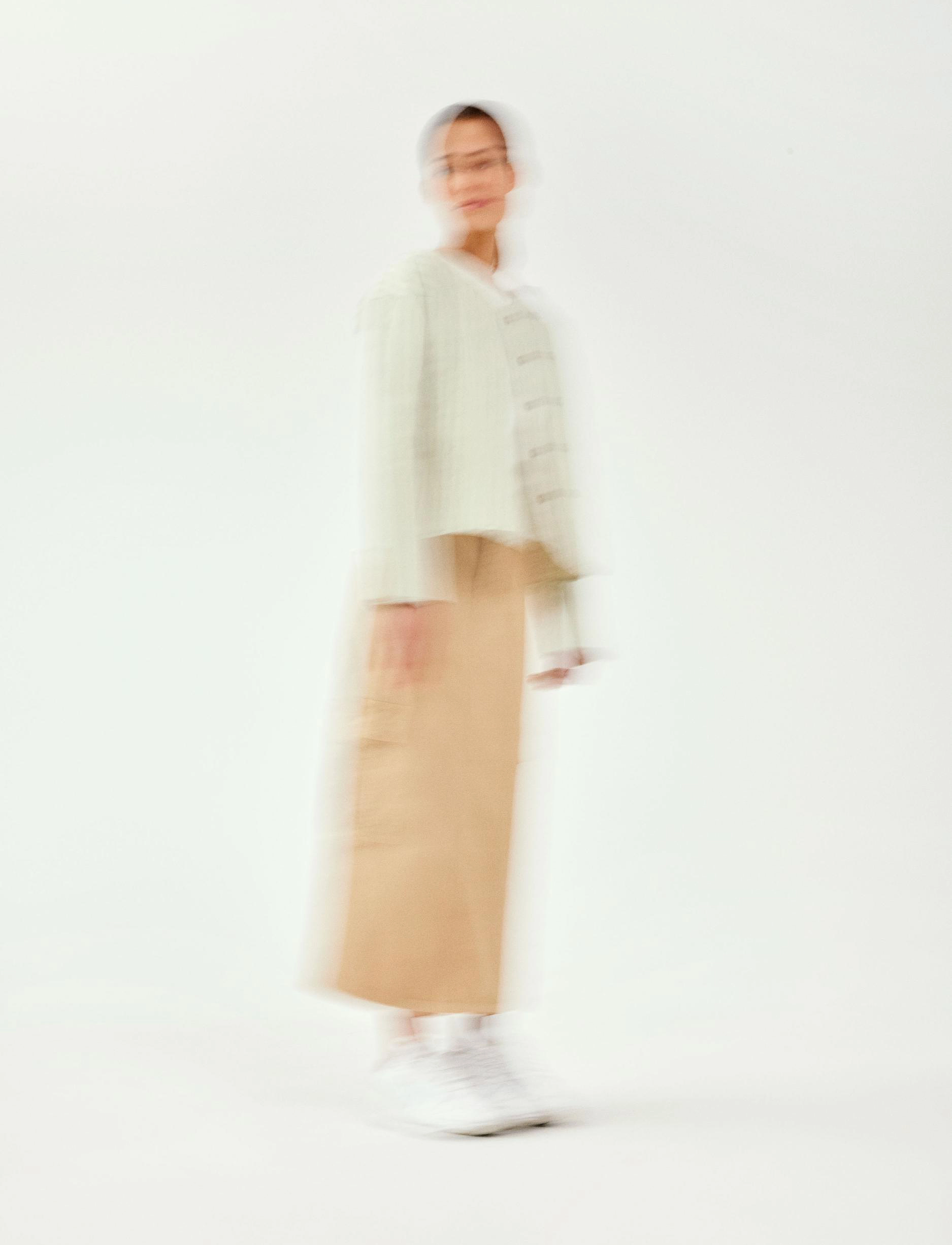 LMTD - NLFTHILSE MIDI CARGO SKIRT - maksiseelikud - incense - 5