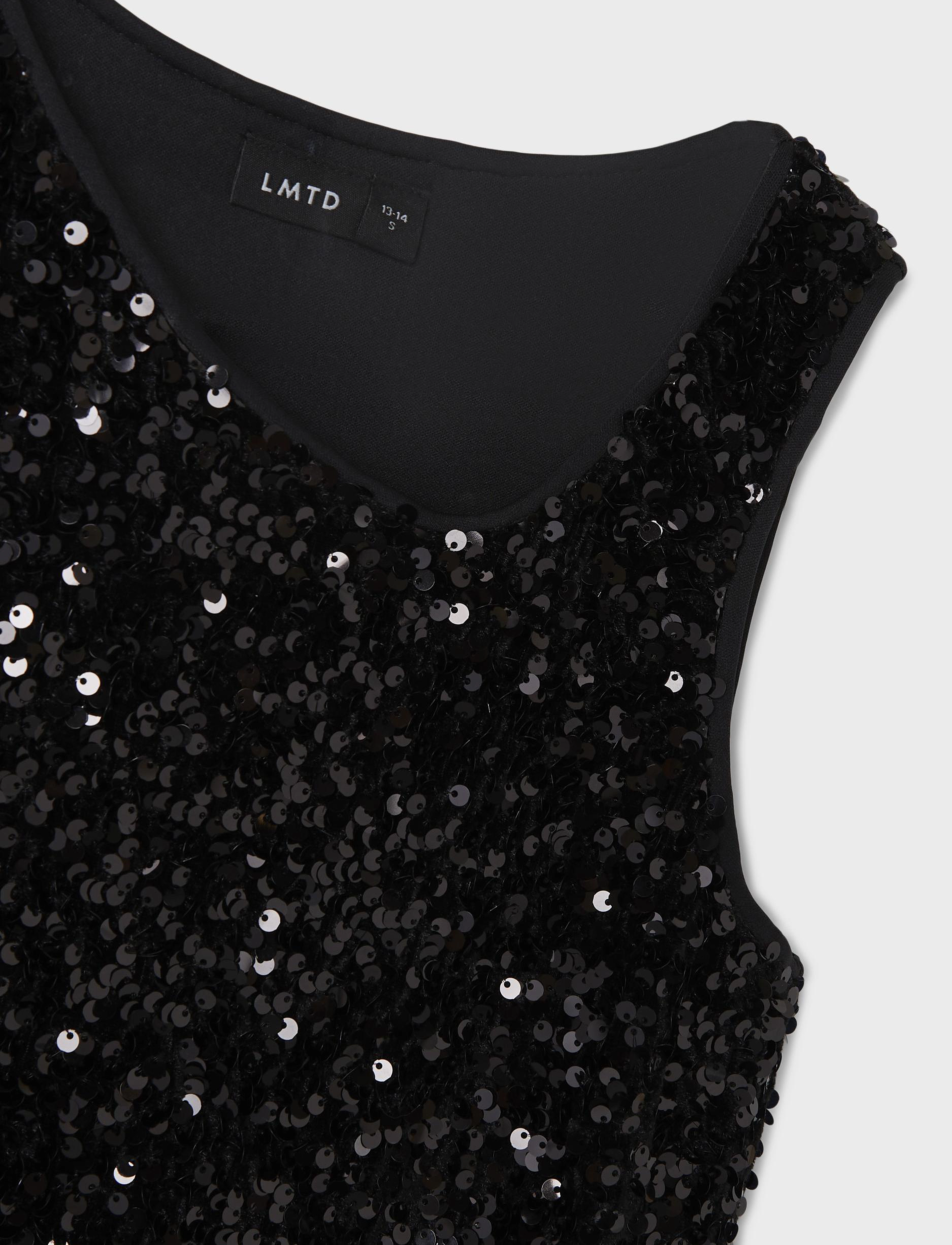 LMTD - NLFGLAM ONE SHOULDER DRESS - black - 3
