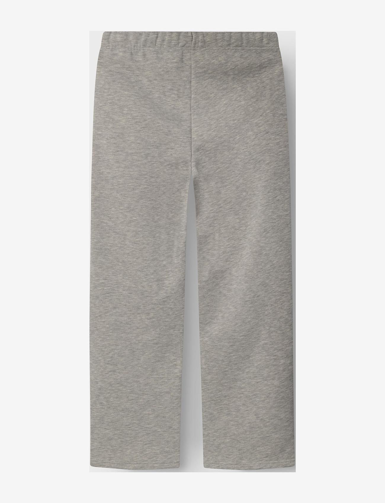 LMTD - NLFOPAL WIDE BRU SWEAT PANT - light grey melange - 1