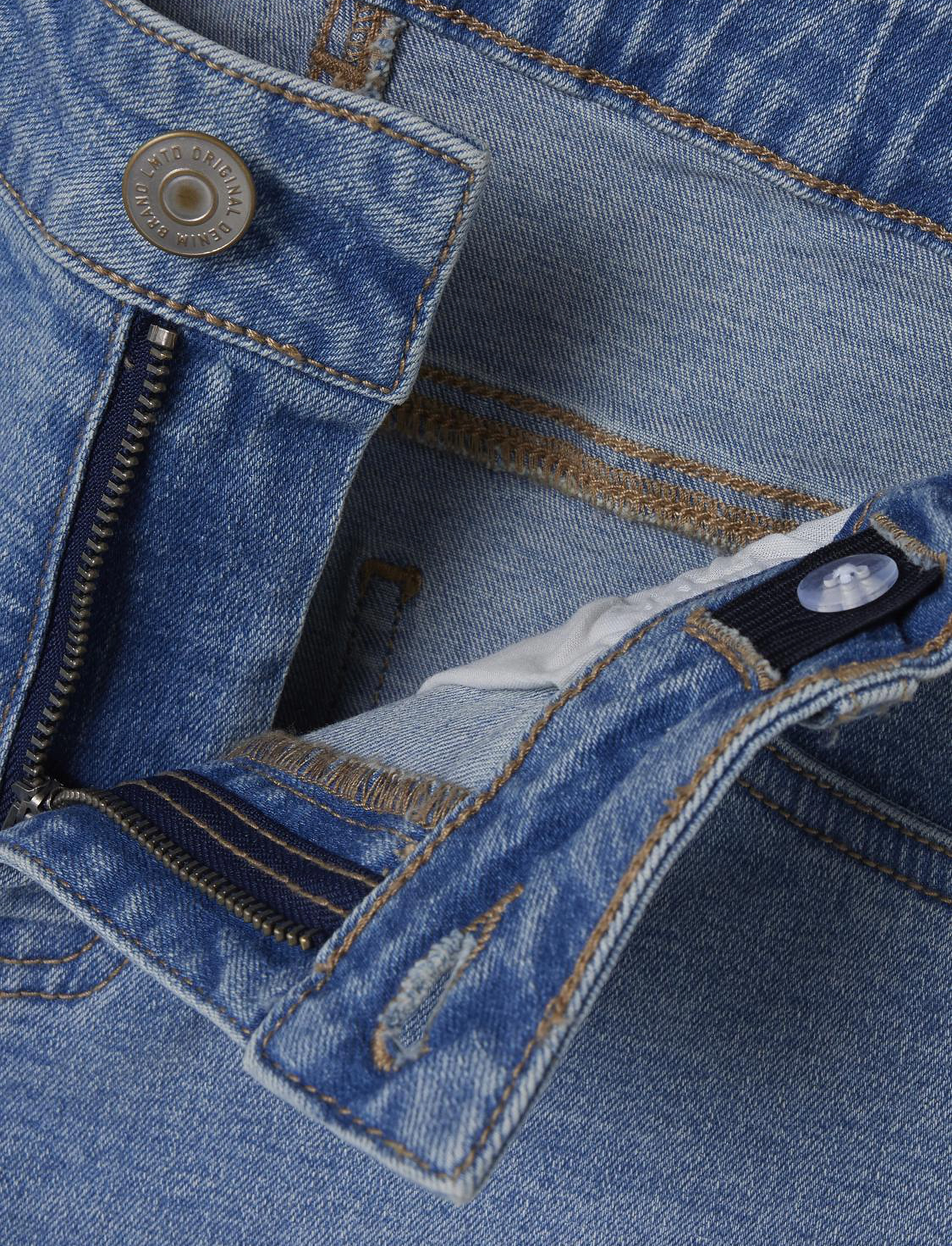 LMTD - NLFTARIANNE DNM NW BOOTCUT PANT NOOS - alt laienevad teksad - light blue denim - 3