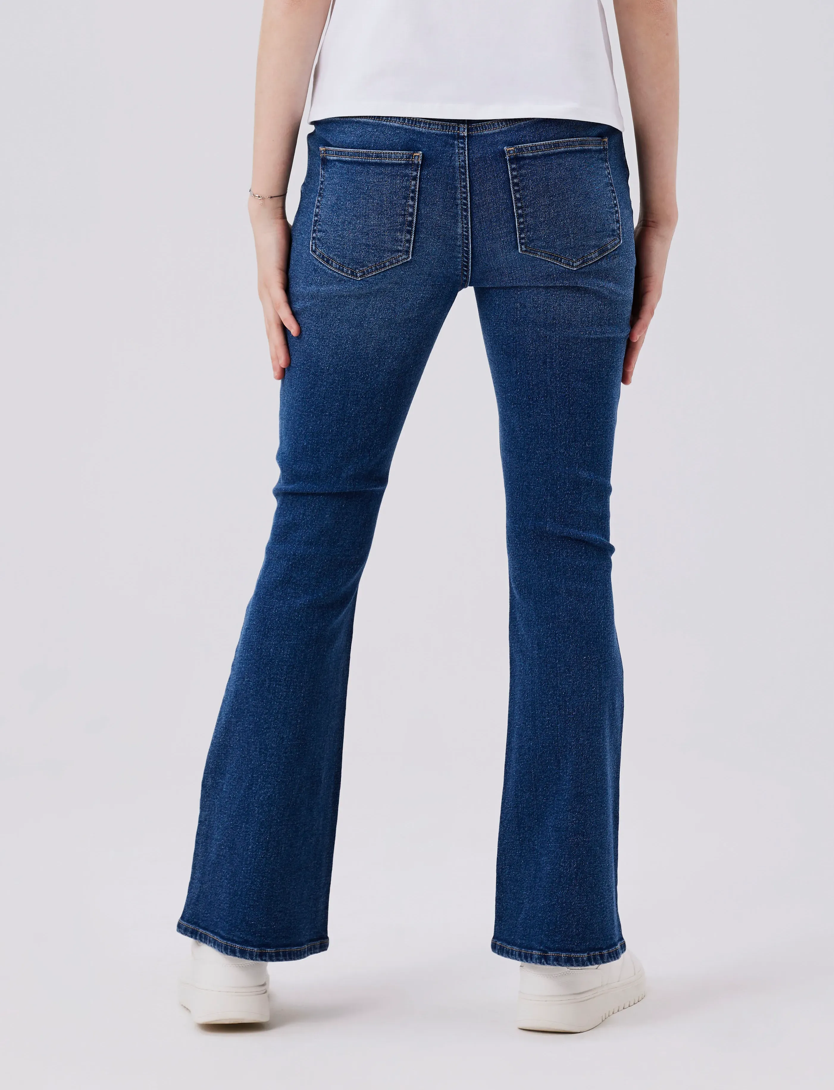 LMTD - NLFTARIANNE DNM NW BOOTCUT PANT NOOS - bootcut jeans - medium blue denim - 3