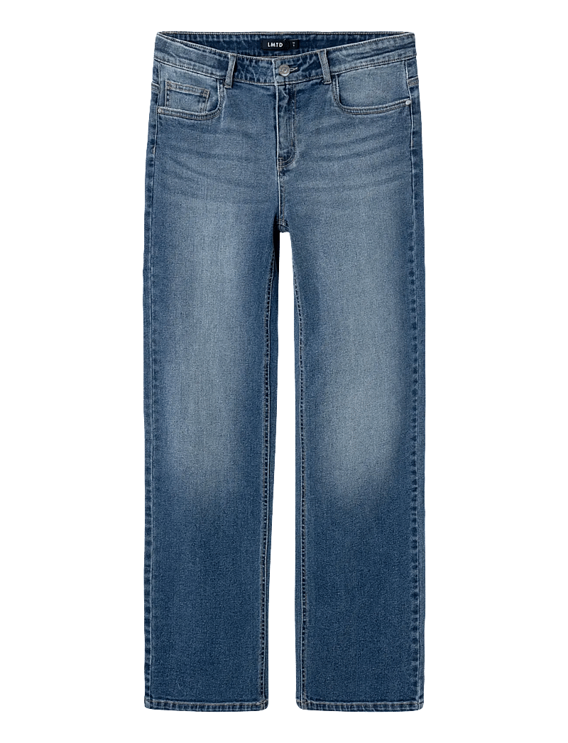 LMTD - NLFTARIANNES DNM LW STRAIGHT PANT NOOS - regular jeans - dark blue denim - 1