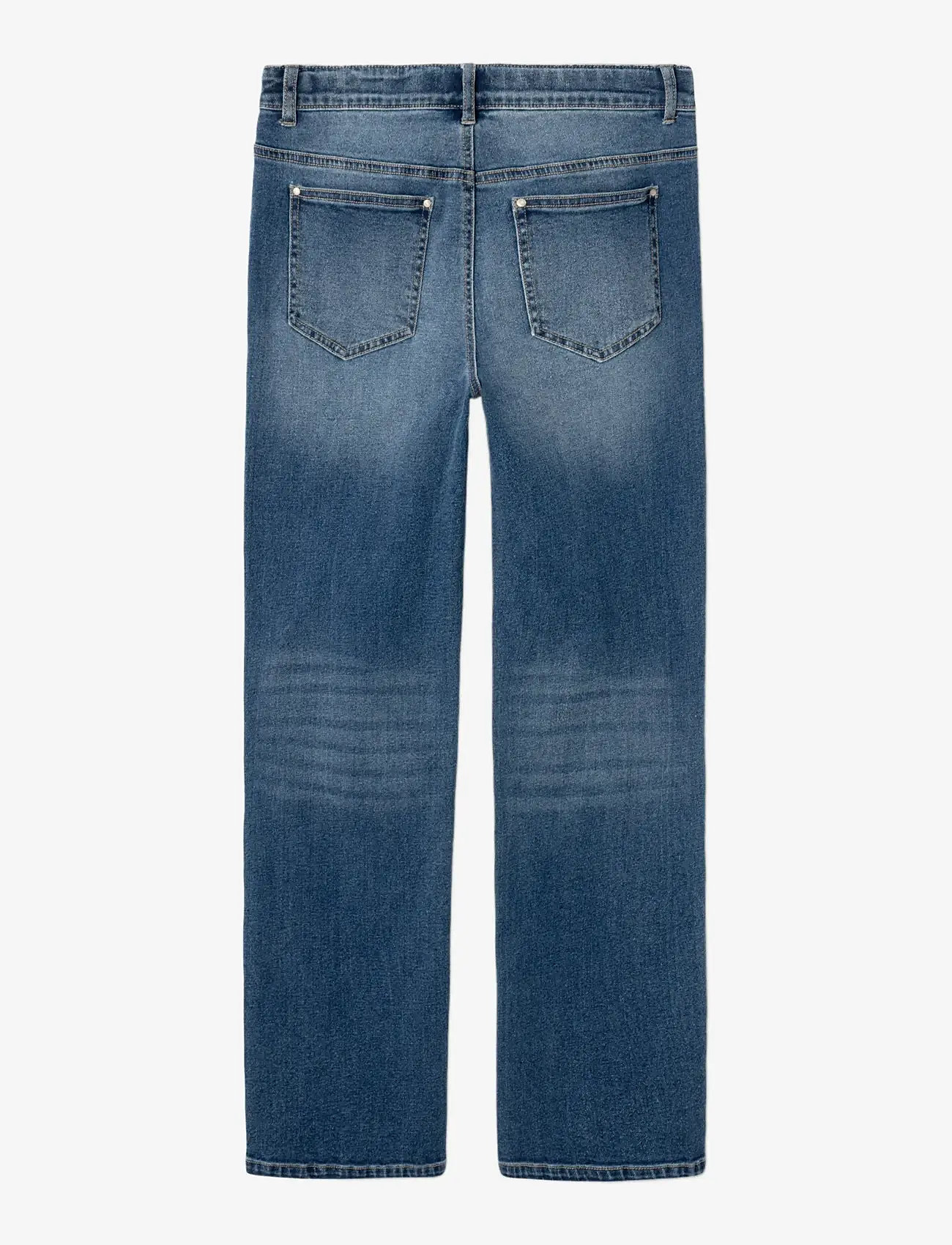 LMTD - NLFTARIANNES DNM LW STRAIGHT PANT NOOS - regular jeans - dark blue denim - 2