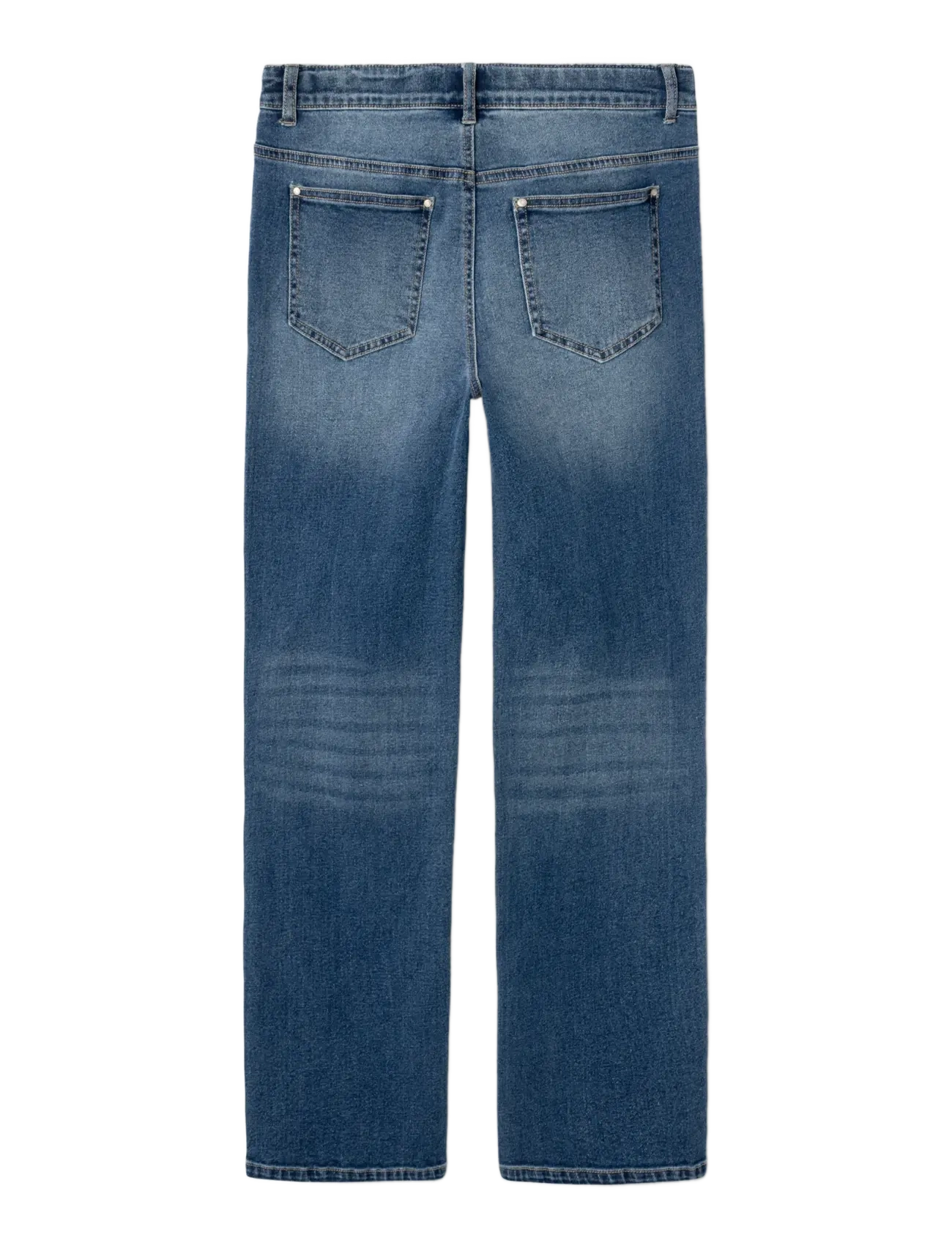 LMTD - NLFTARIANNES DNM LW STRAIGHT PANT NOOS - regular jeans - dark blue denim - 2