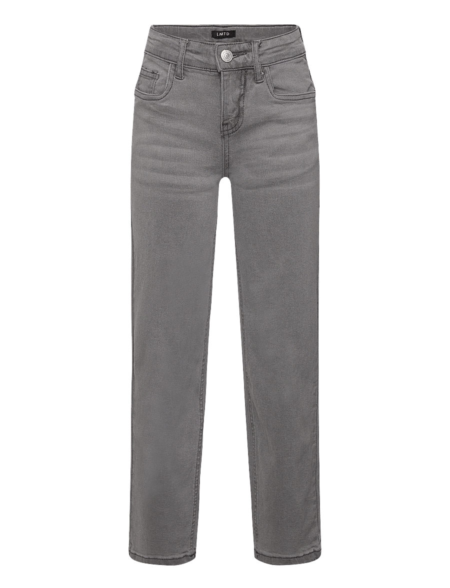 LMTD - NLFTARIANNES DNM LW STRAIGHT PANT NOOS - regular jeans - grey denim - 0