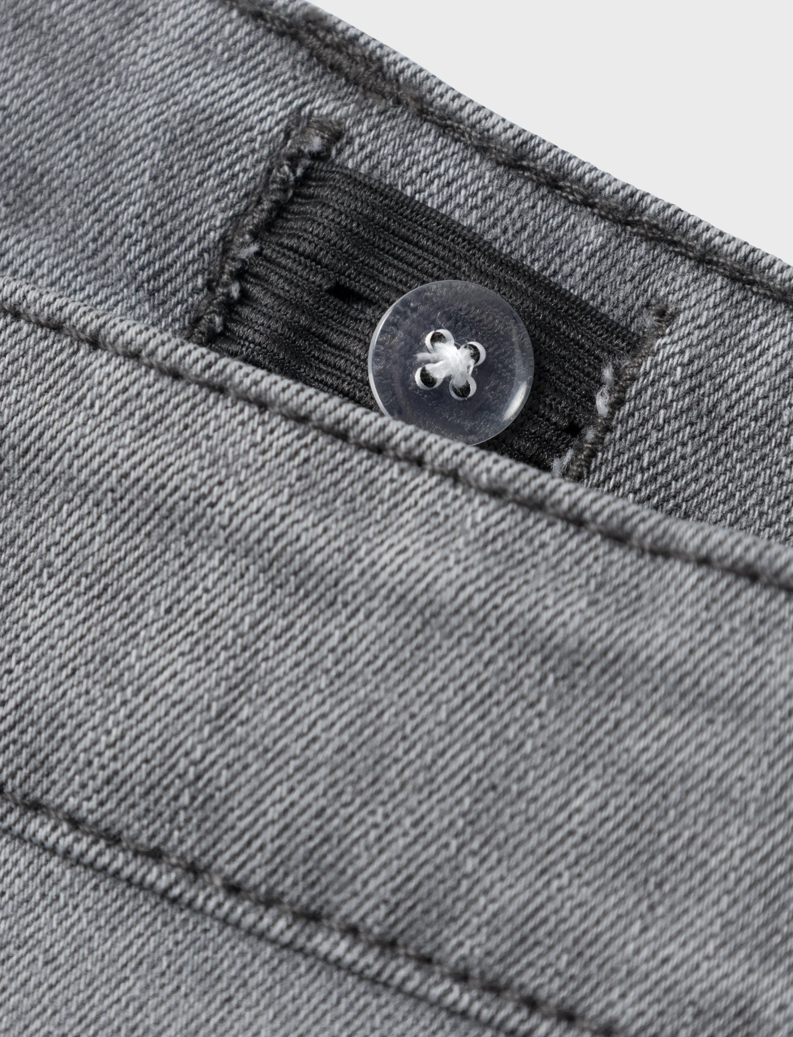 LMTD - NLFTARIANNES DNM LW STRAIGHT PANT NOOS - regular jeans - grey denim - 4