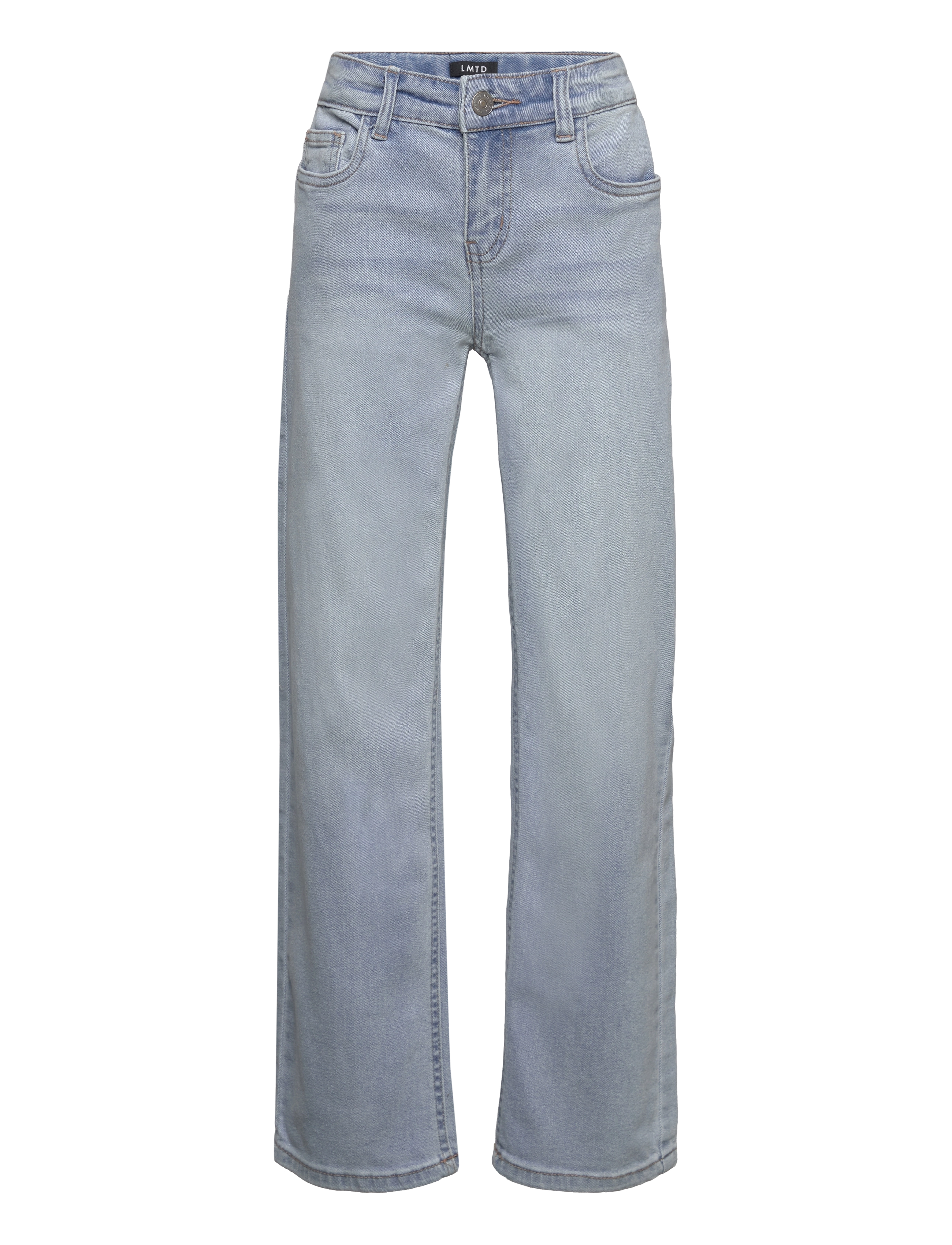 LMTD NLFTARIANNES DNM LW STRAIGHT PANT NOOS - Basplagg - LIGHT BLUE DENIM / blue