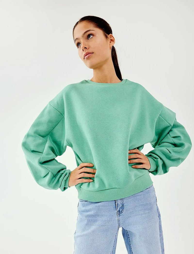 LMTD - NLFTARIANNES DNM LW STRAIGHT PANT NOOS - tavalised teksad - light blue denim - 0