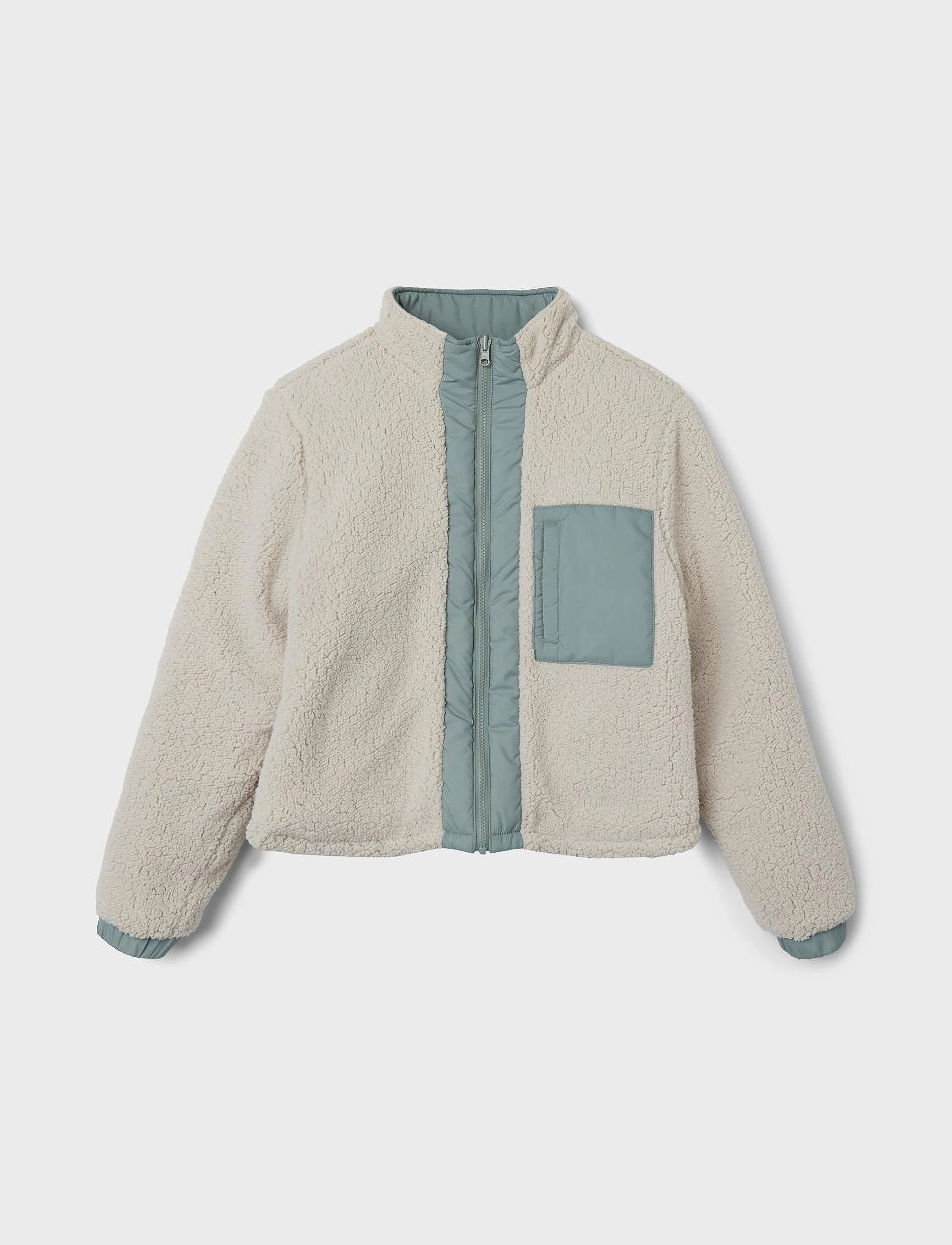 LMTD - NLFMORANA SHORT REV JACKET - lily pad - 5