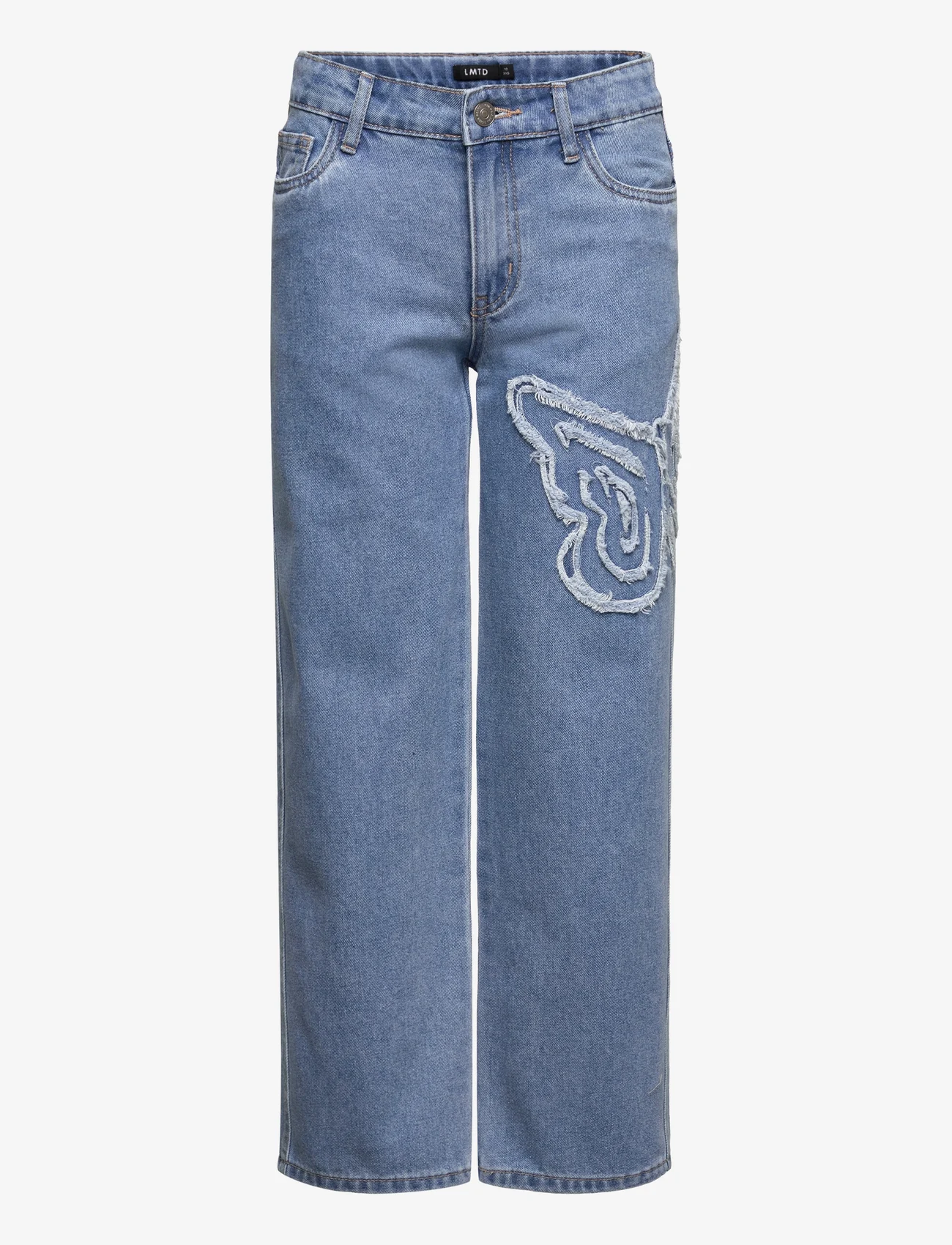 LMTD - NLFAPPIZZA NW STRAIGHT PANT - regular jeans - light blue denim - 0