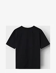LMTD - NLMAVAN BOREDOFD SS L TOP BOX SKY - kortärmade t-shirts - black - 2