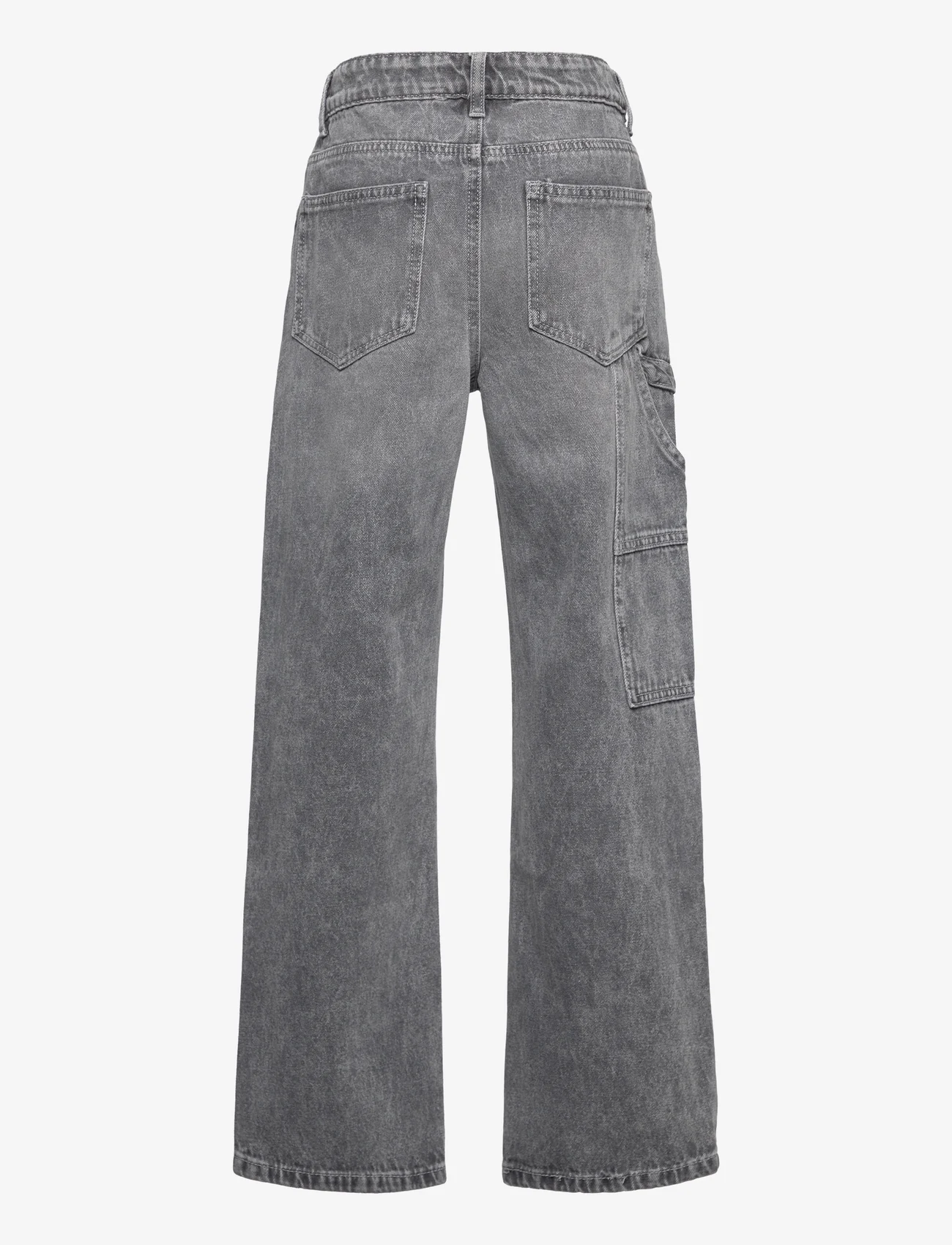 LMTD - NLMWORKGRIZZA DNM STRAIGHT PANT - wide leg jeans - light grey denim - 1