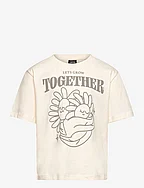 NLFTOGETHER SS SHORT L TOP - TURTLEDOVE