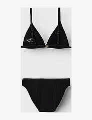 LMTD - NLFZINDULLES SOLID RIB BIKINI - bikinis - black - 2