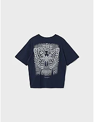 LMTD - NLFTHOUGHTS SS SHORT L TOP - kortärmade t-shirts - dress blues - 1