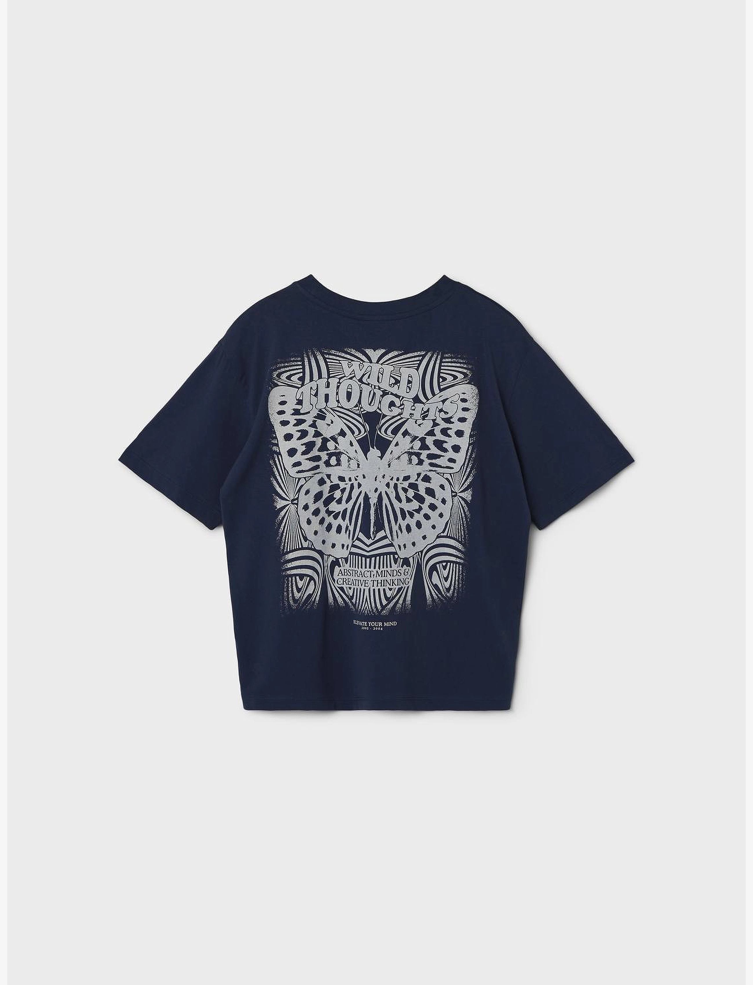 LMTD - NLFTHOUGHTS SS SHORT L TOP - dress blues - 2