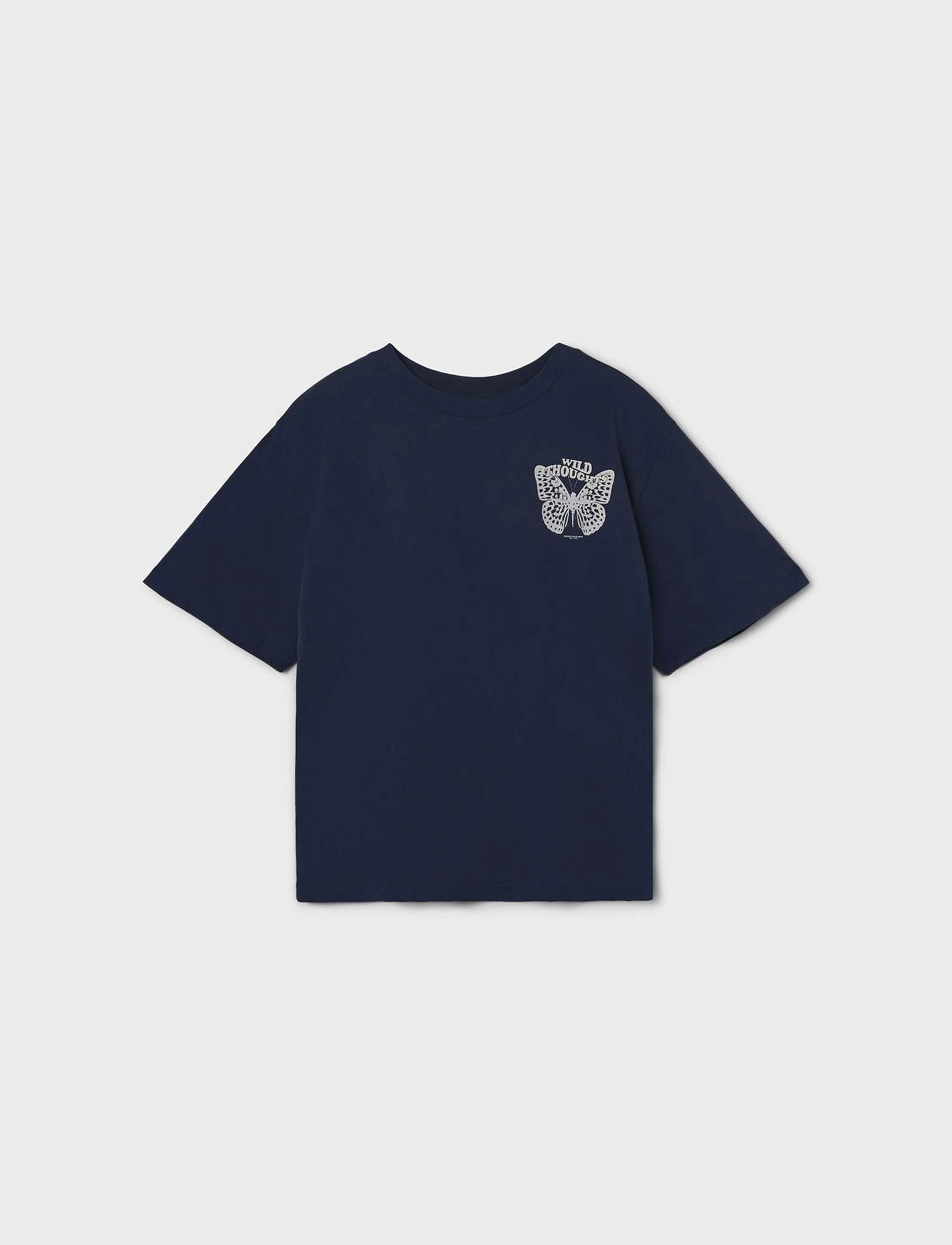 LMTD - NLFTHOUGHTS SS SHORT L TOP - dress blues - 4