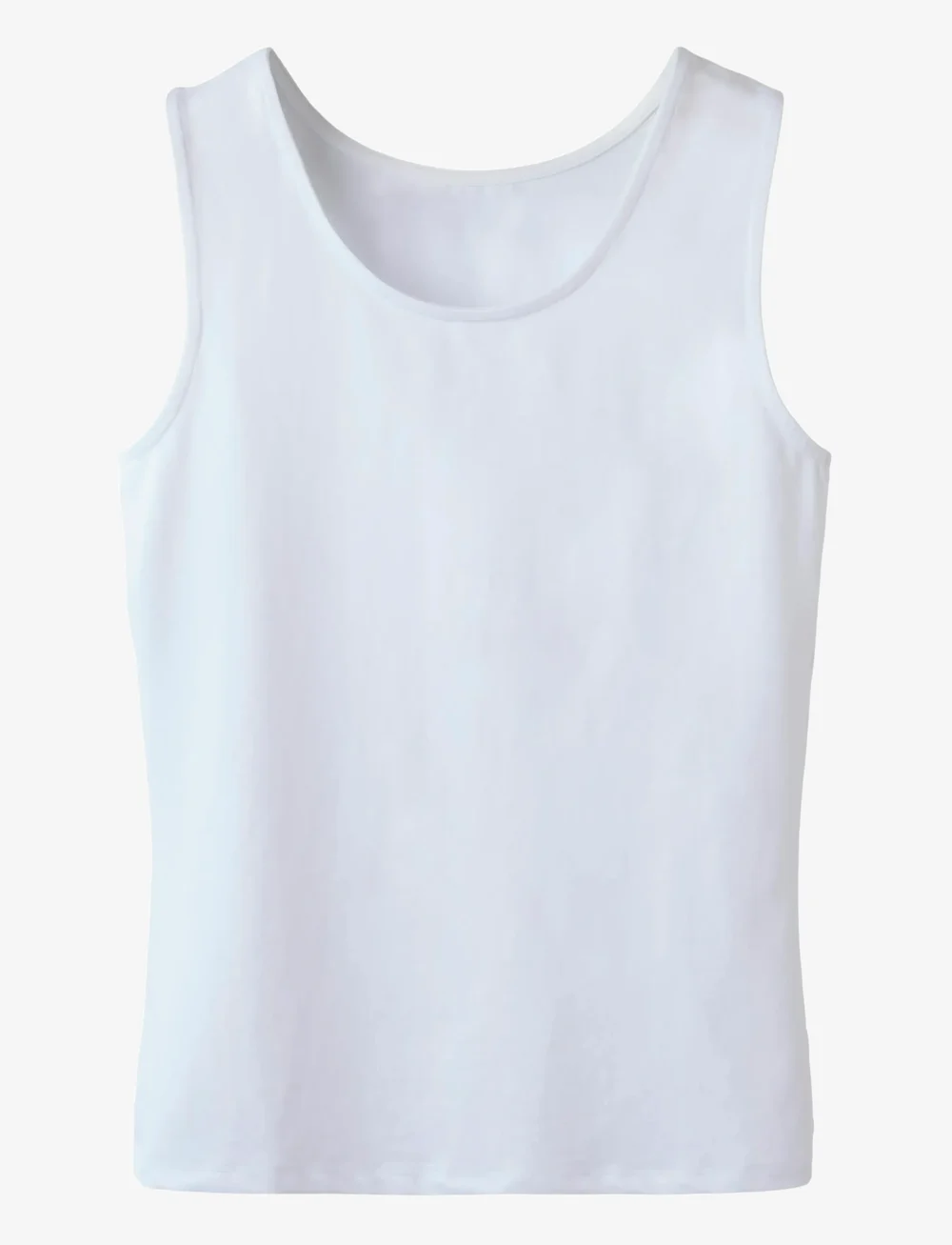 LMTD - NLFDINCI SL SHORT TANK TOP - linnen - bright white - 1