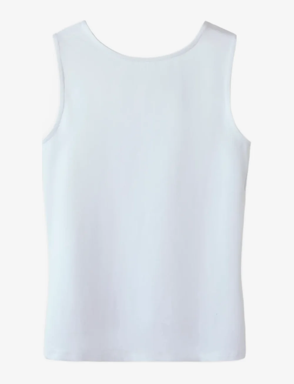 LMTD - NLFDINCI SL SHORT TANK TOP - linnen - bright white - 2