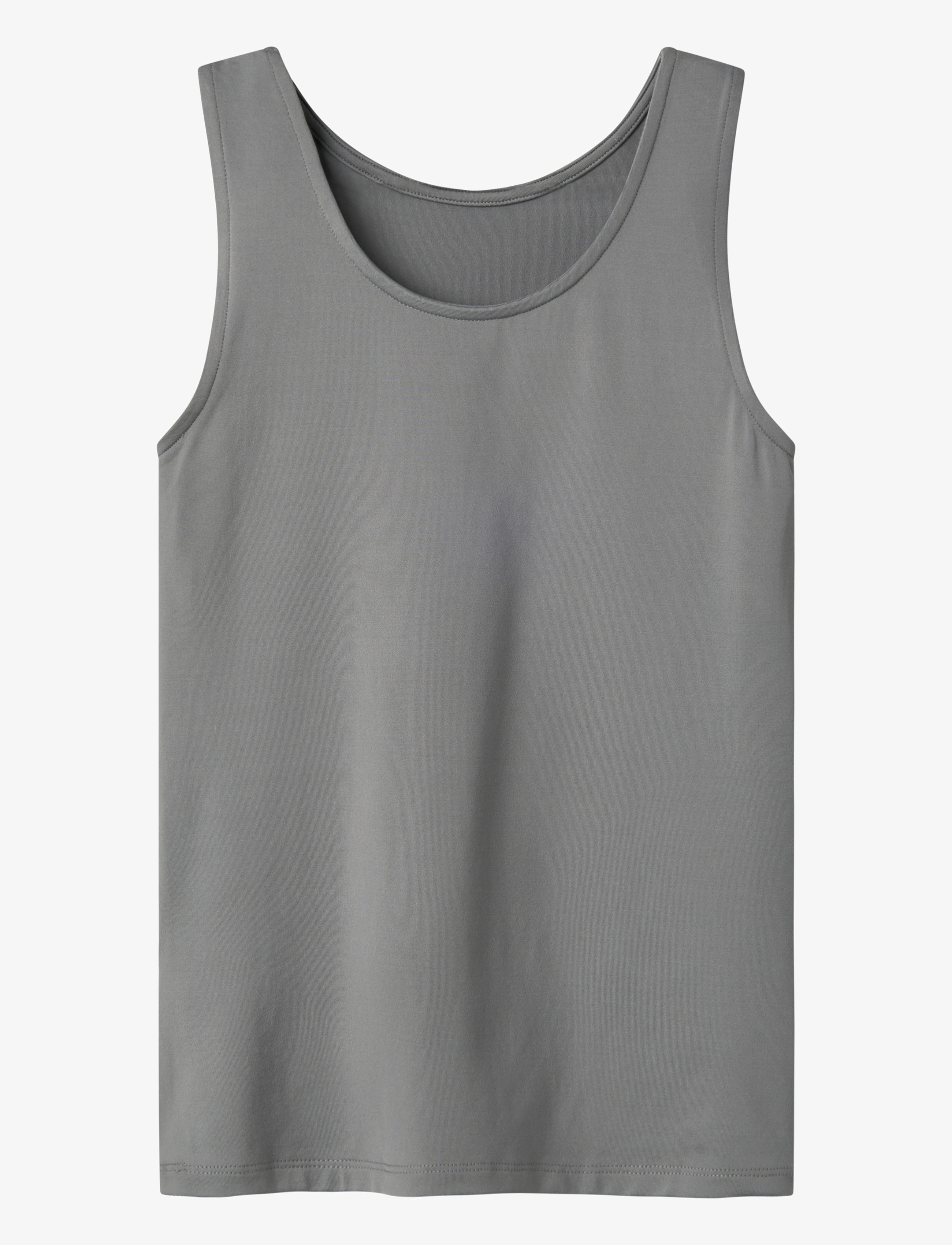 LMTD NLFDINCI SL SHORT TANK TOP - Basplagg - SHARKSKIN / grey