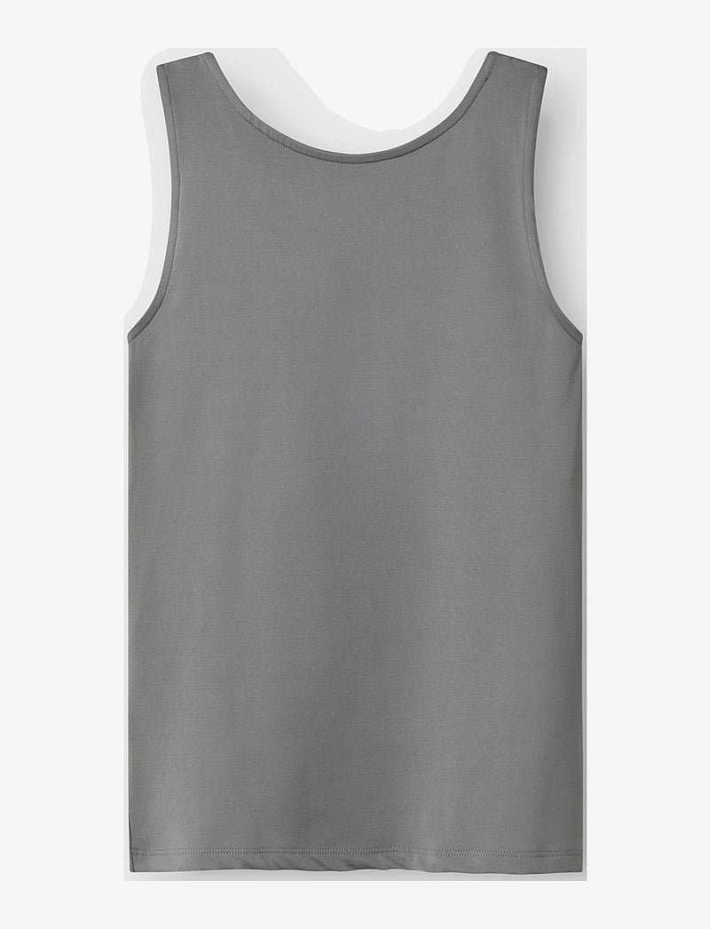 LMTD - NLFDINCI SL SHORT TANK TOP - linnen - sharkskin - 1