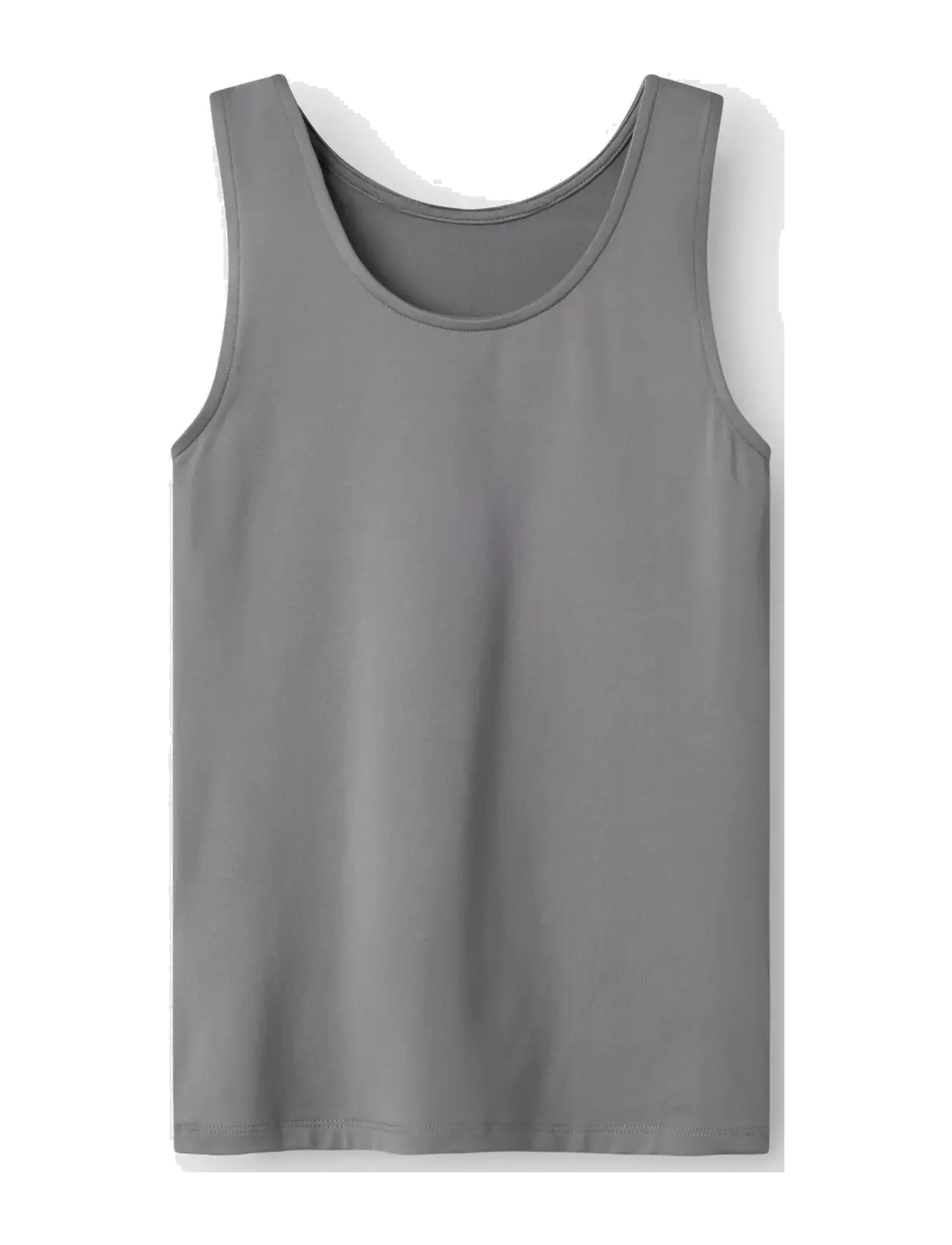 LMTD - NLFDINCI SL SHORT TANK TOP - tanktops - sharkskin - 2