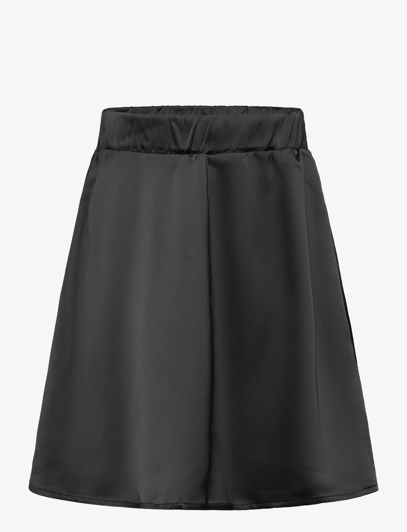 LMTD - NLFSATIN SHORT SKIRT - midi skirts - black - 0