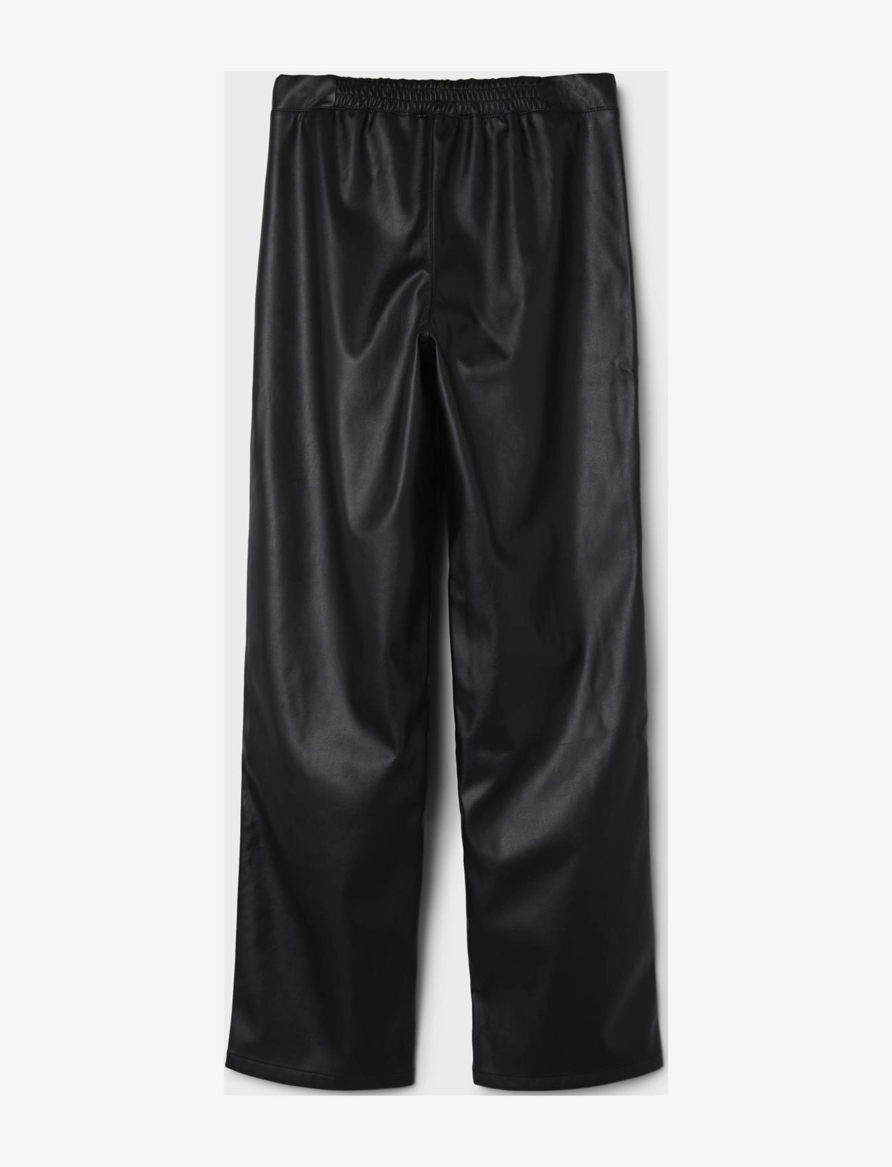 LMTD - NLFHILJA NW PU PANT - laveste priser - black - 1