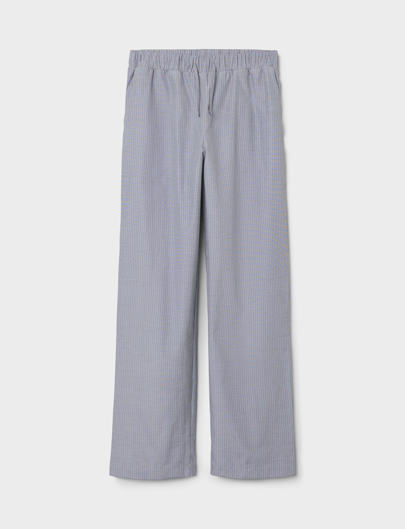 LMTD - NLFLILUCCA POPLIN PANT - trousers - raven - 1