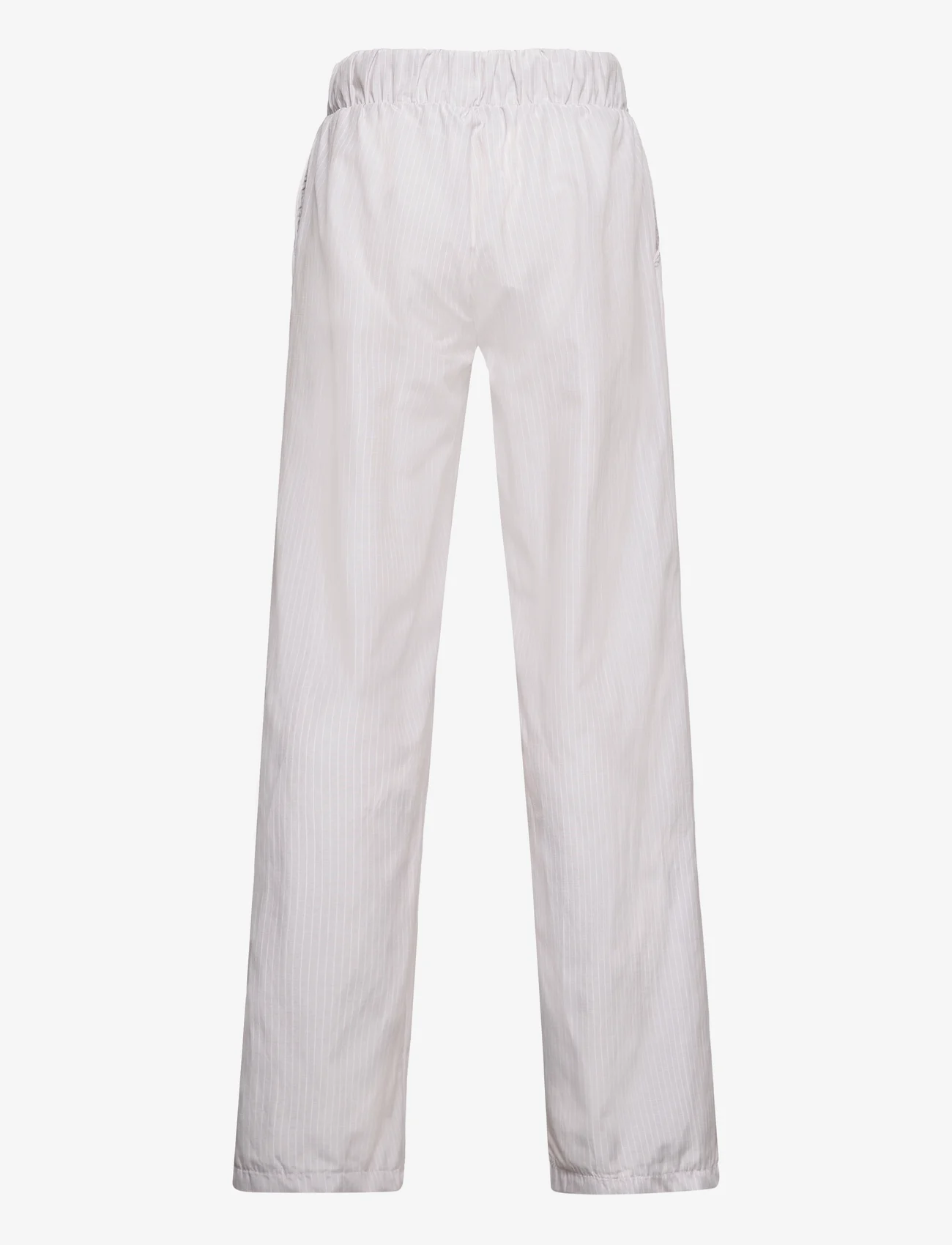 LMTD - NLFLILUCCA POPLIN PANT - trousers - white pepper - 1