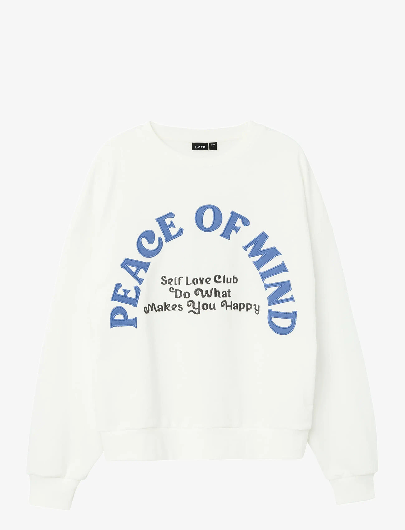 LMTD - NLFHEACE LS SHORT SWEAT - white alyssum - 0