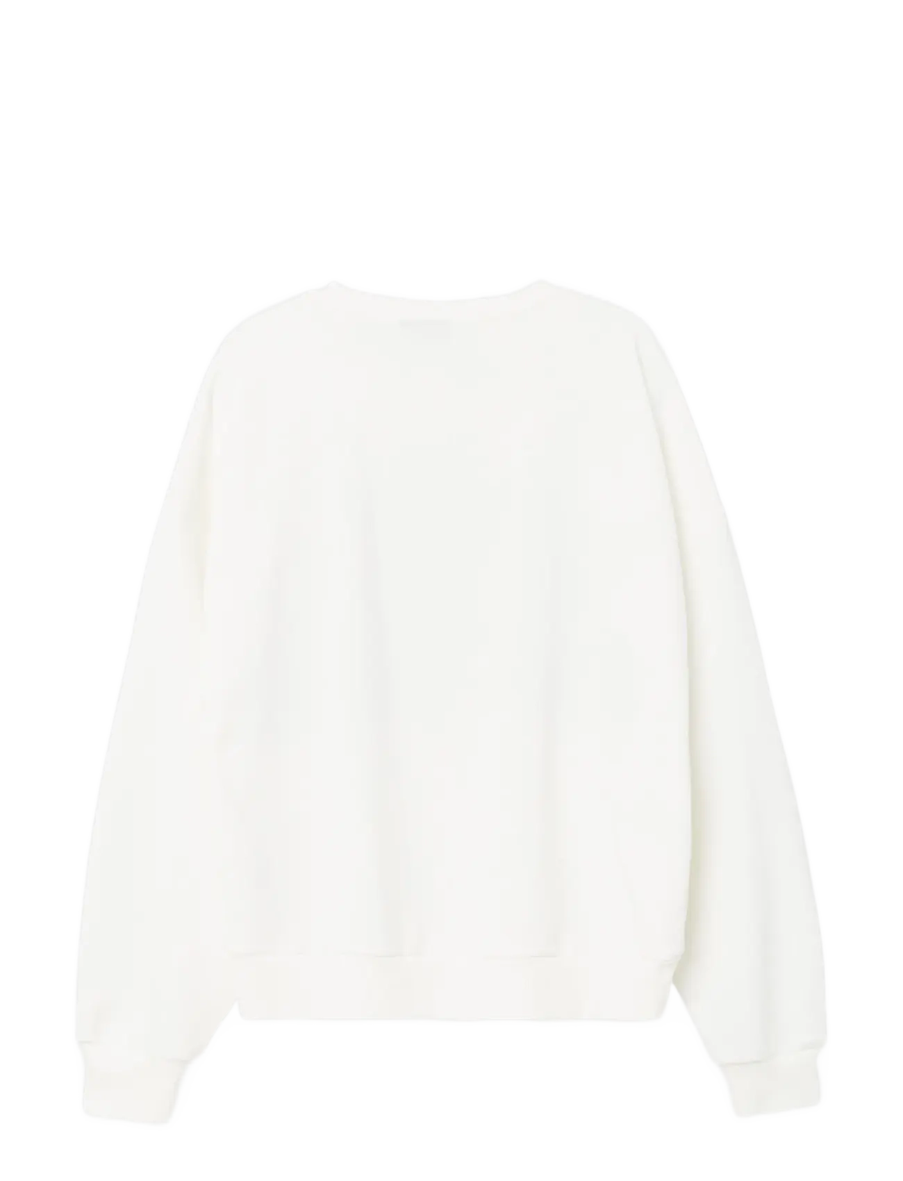 LMTD - NLFHEACE LS SHORT SWEAT - white alyssum - 1